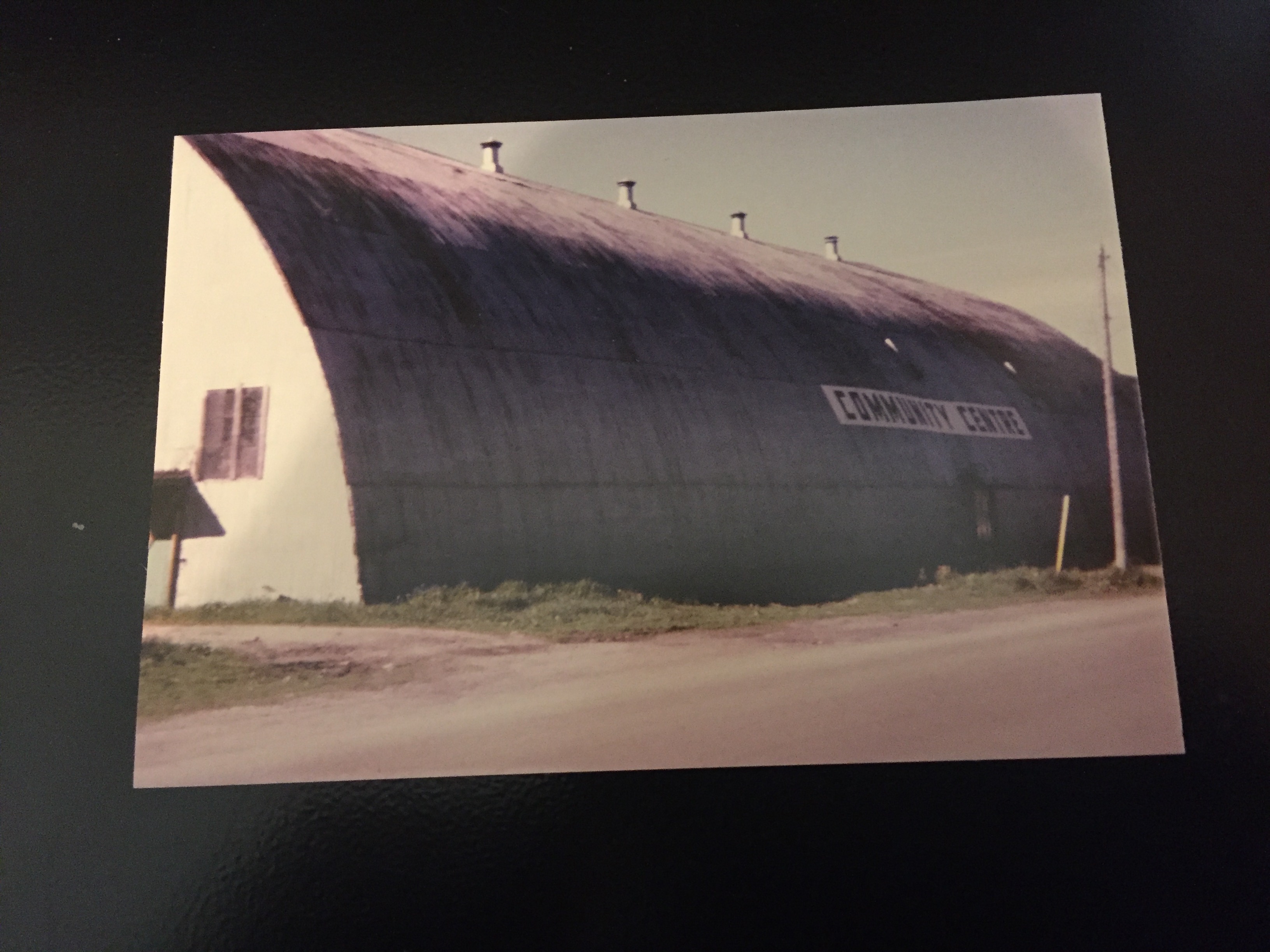 The exterior of the old Gananoque rink. These days, a curling facility is in this location.