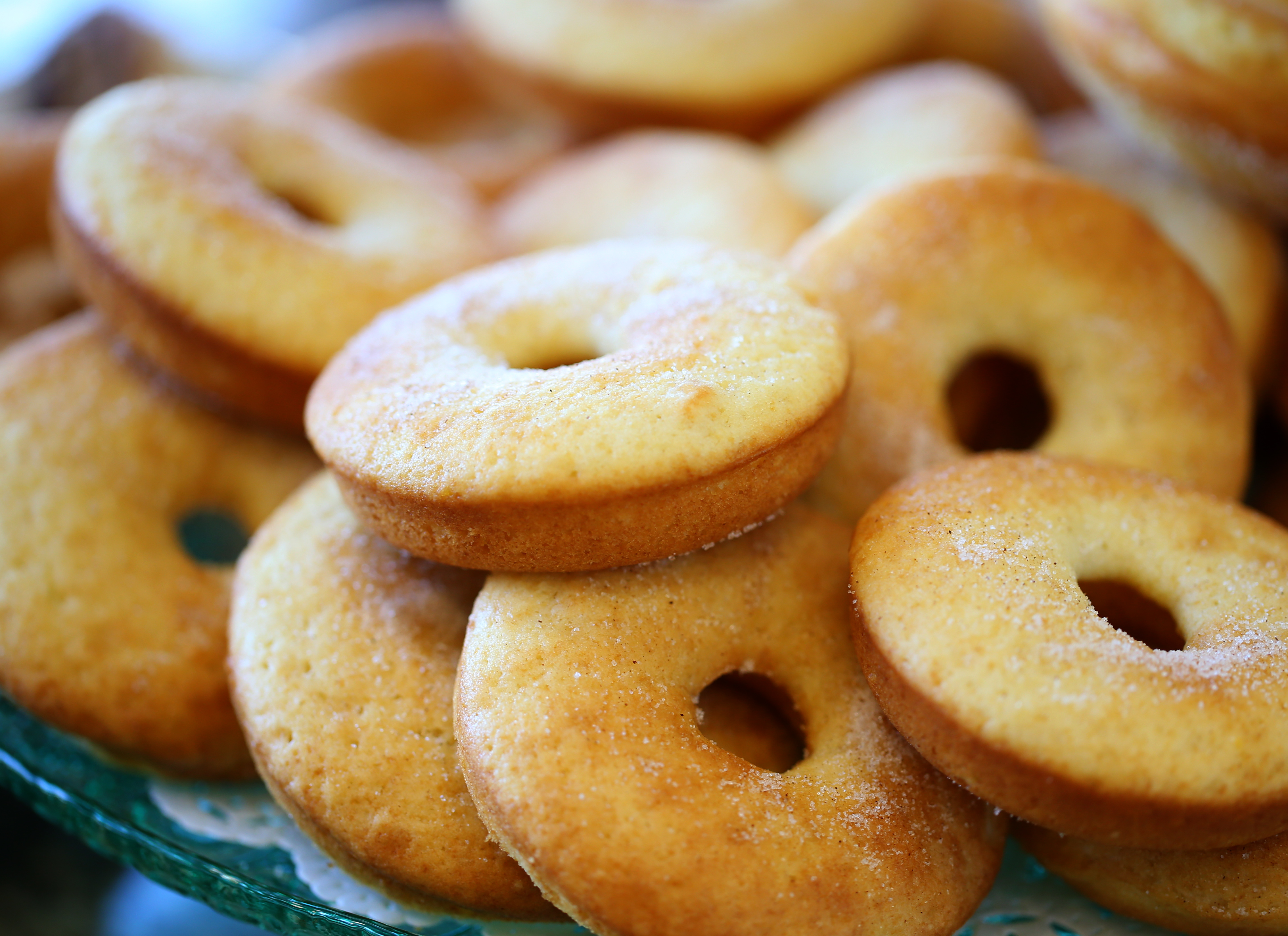 Baked donuts at the Bibi Bakery Cafe.