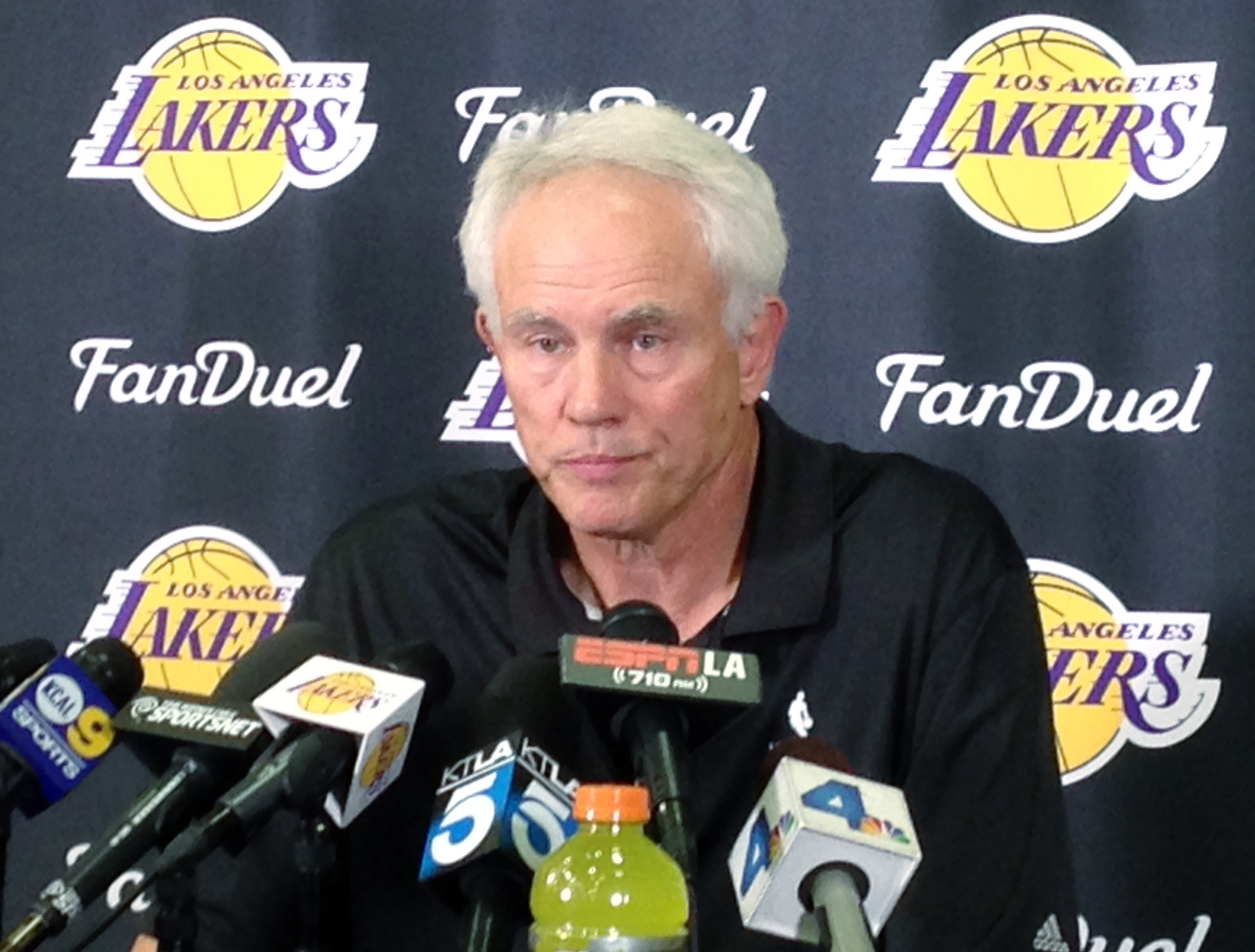 Mitch Kupchak and the Lakers have the No. 2 pick in this year’s draft.