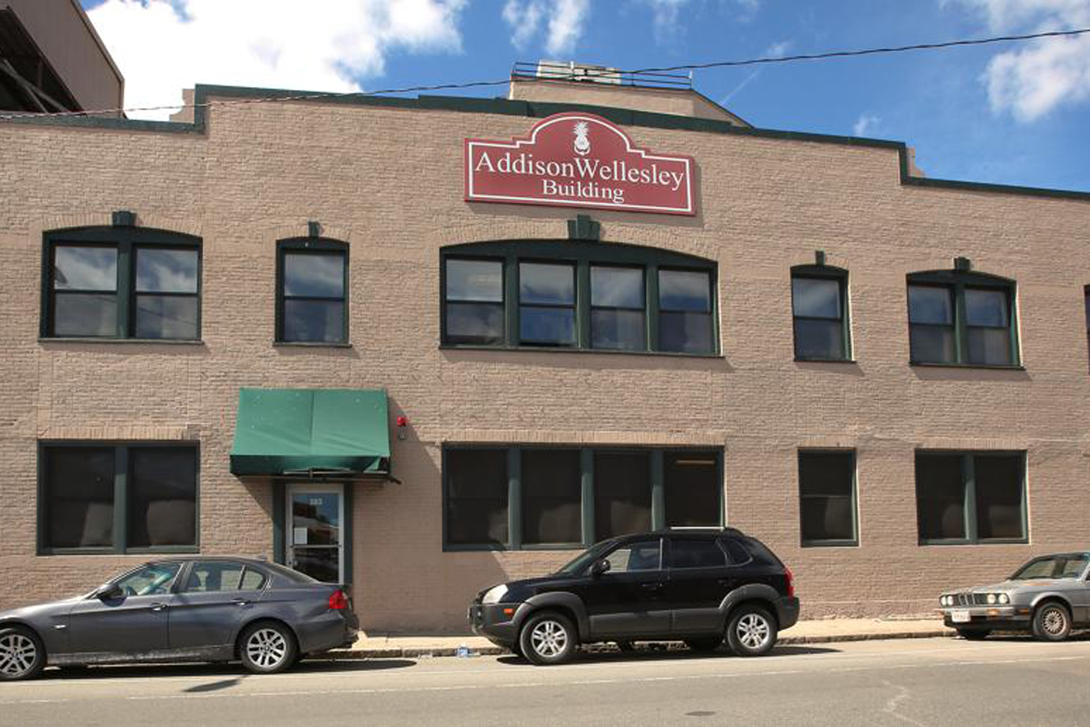 The building in South Boston where the offices of the Clinton Health Access Initiative are located.