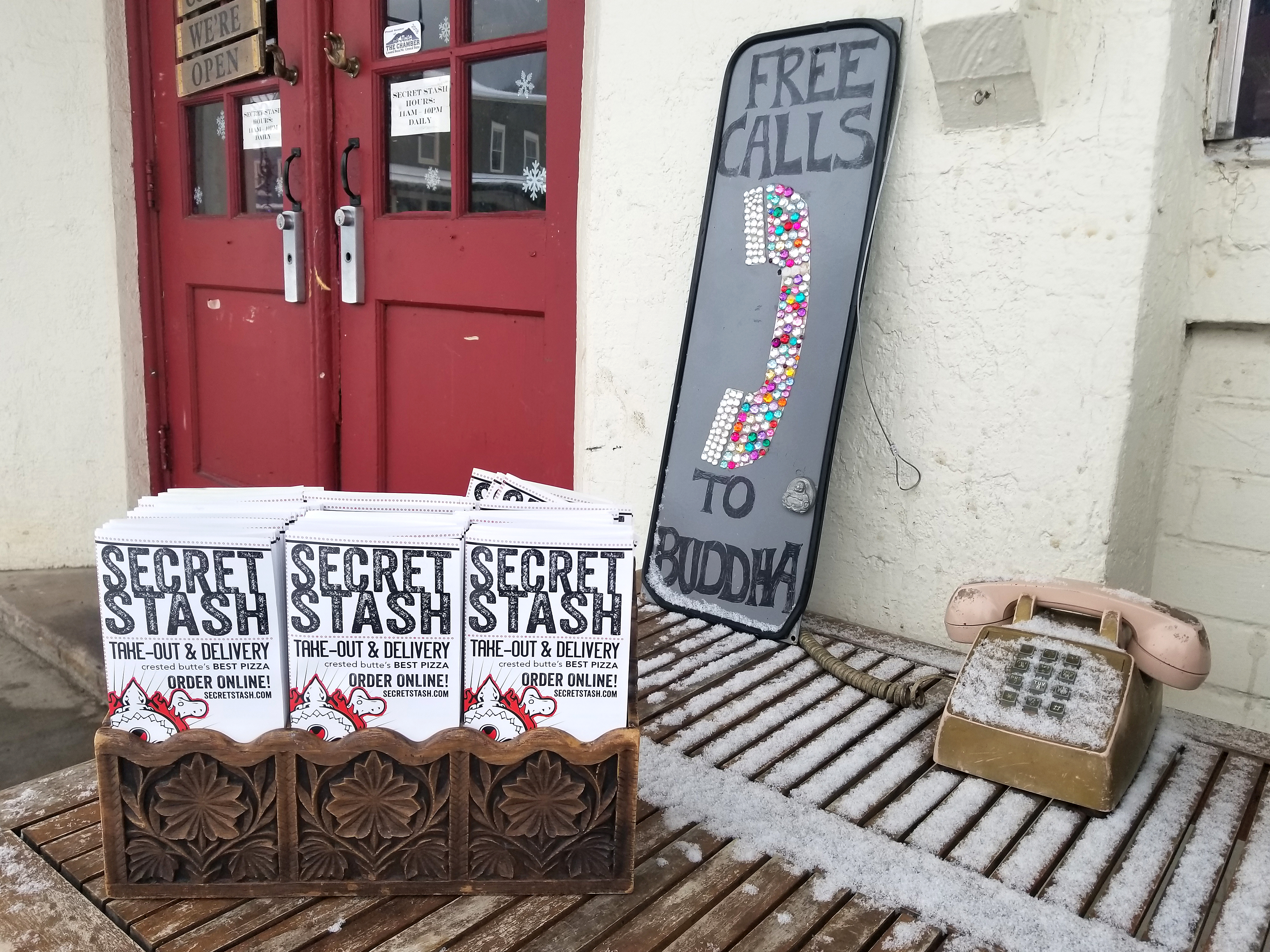 Secret Stash Pizza in downtown Crested Butte, Colo., arguably has the town's best pizza.