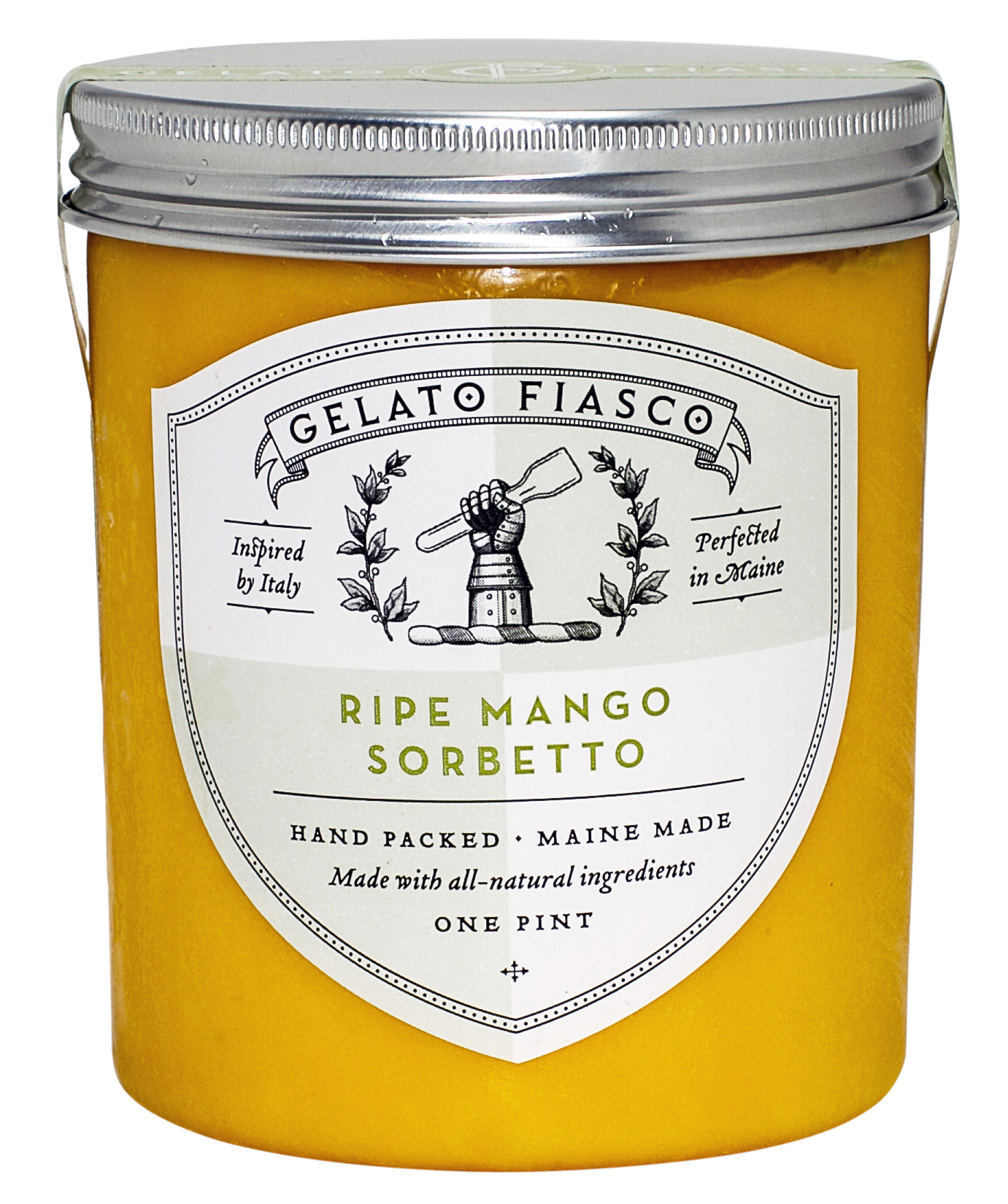 Ripe Mango Sorbetto by Gelato Fiasco.