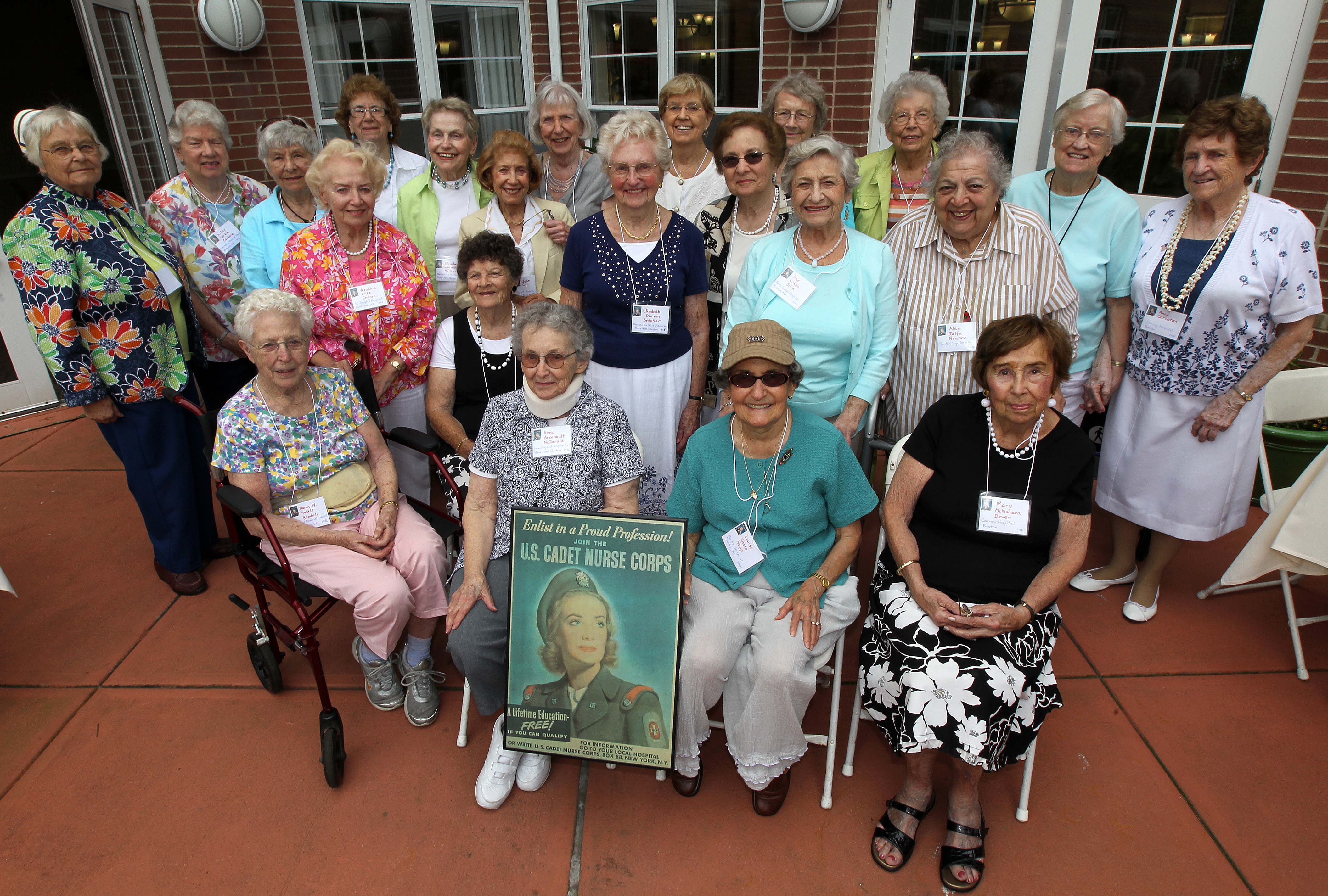 Area members of the US Cadet Nurse Corps who served in WWII shared memories at a reunion in Quincy last week.
