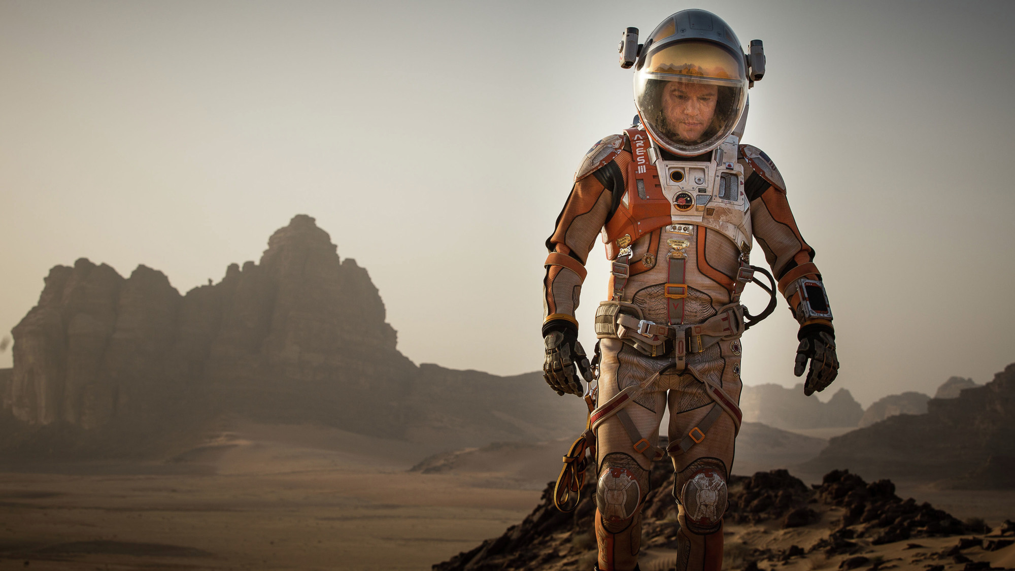 Matt Damon in a scene from the film "The Martian."