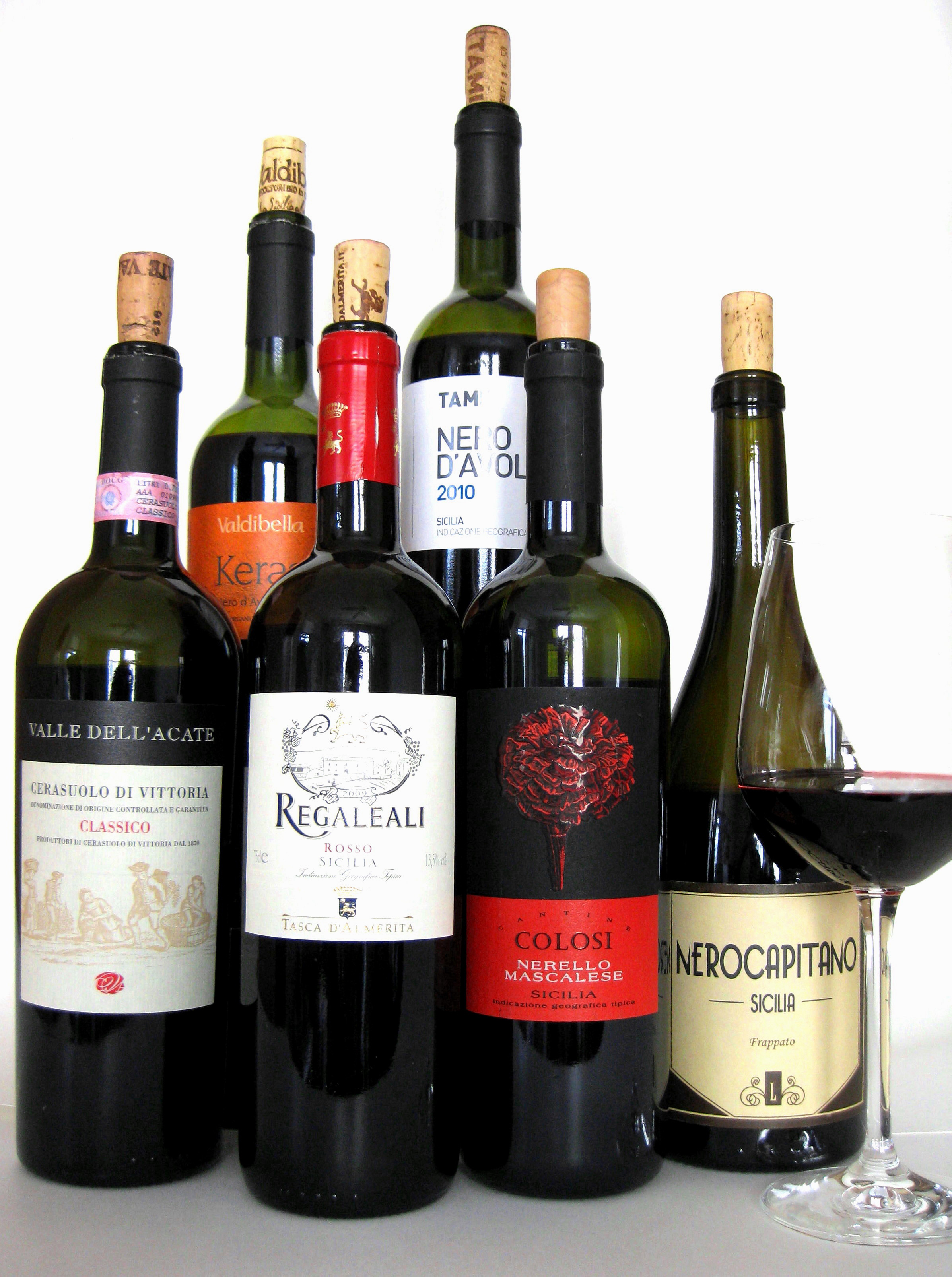 Red Wines from Sicily.