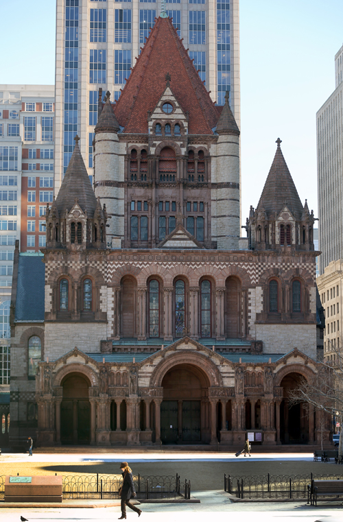 Trinity Church in Copley Square also contributes to the Trinity Boston Foundation, a charitable organization.