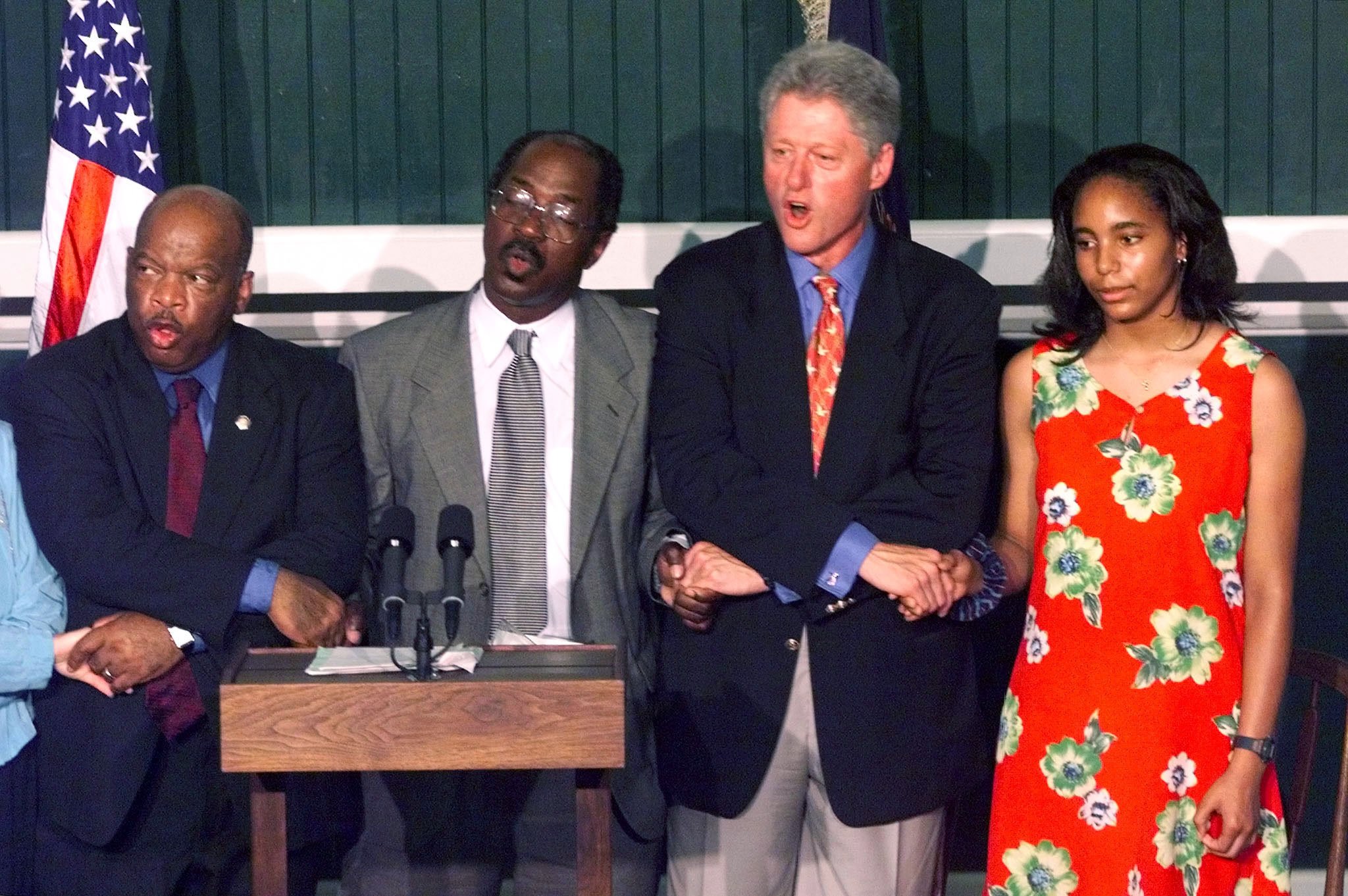 Ogletree spent time with President Clinton in 1998 on Martha’s Vineyard.