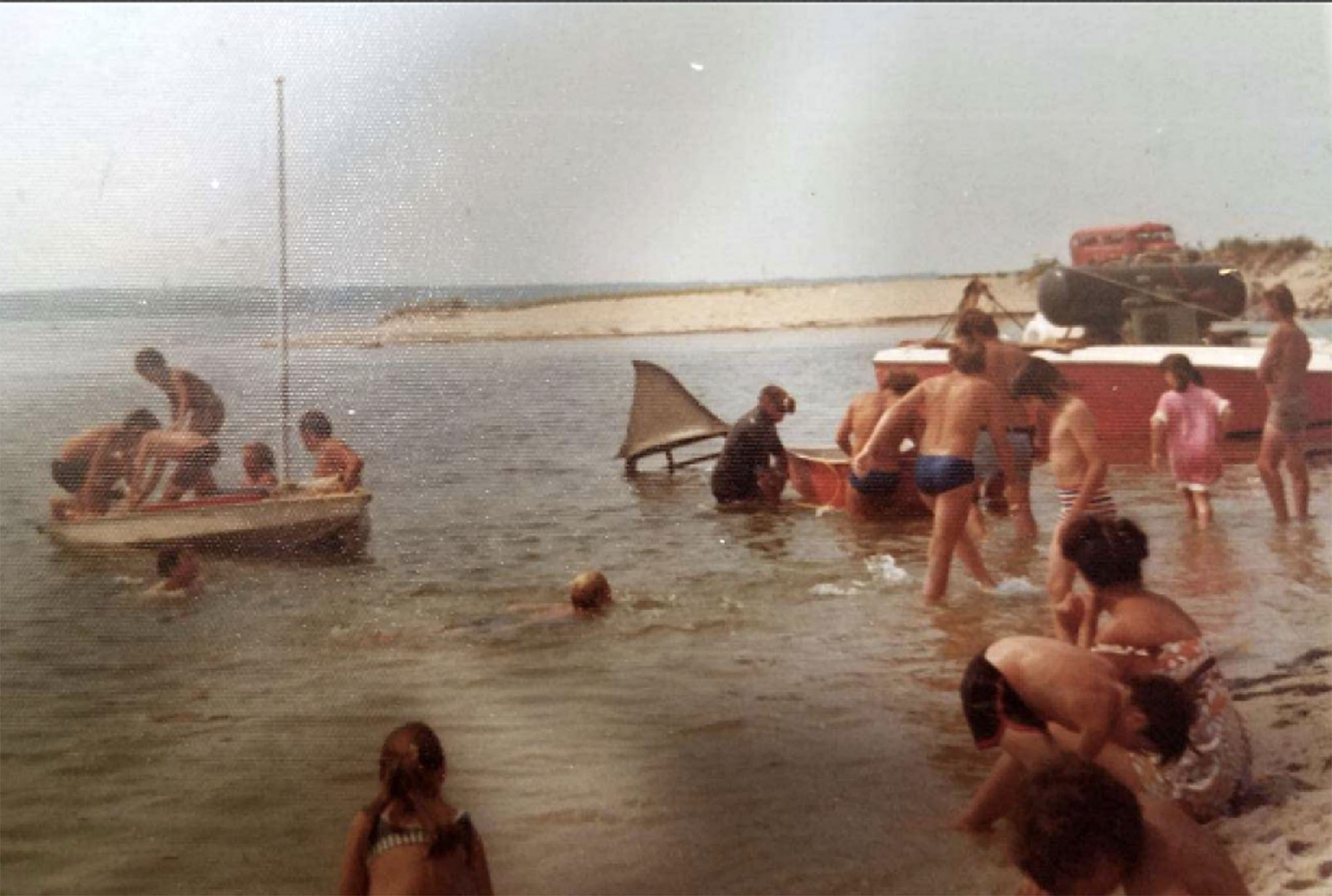 A photo from the “Jaws” set.