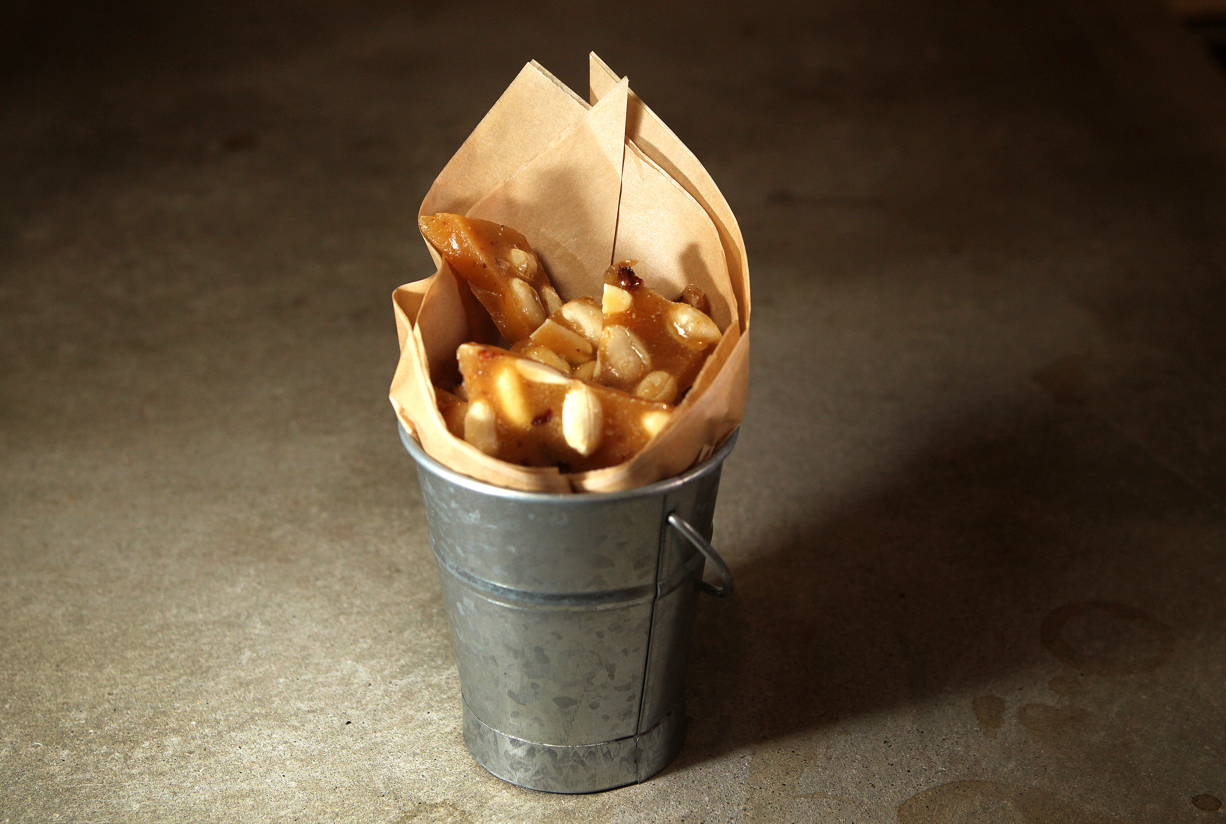 Bacon peanut brittle.