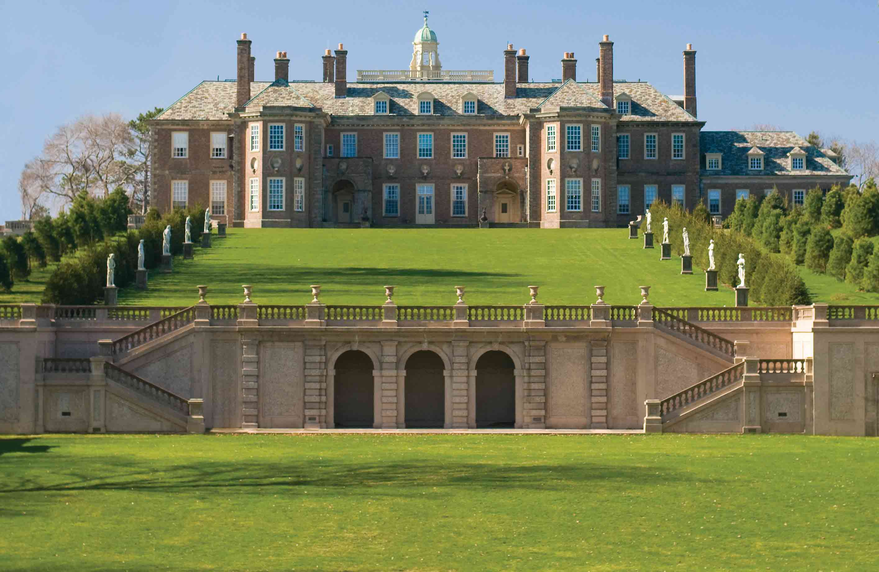 The Castle Hill mansion at the Crane Estate in Ipswich was donated by the Crane family to the Trustees of Reservations.
