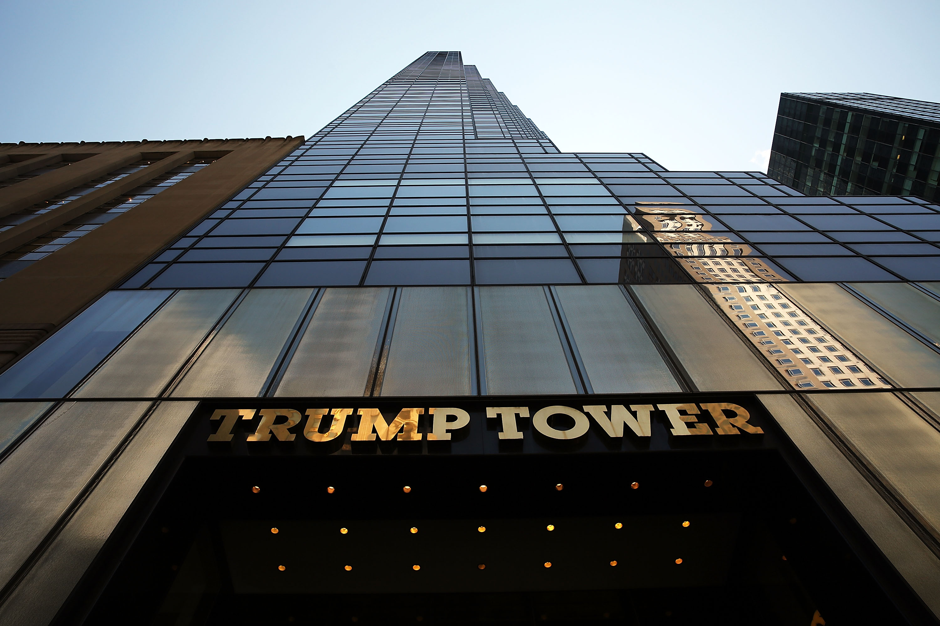 The Trump Tower on 5th Avenue in New York City.