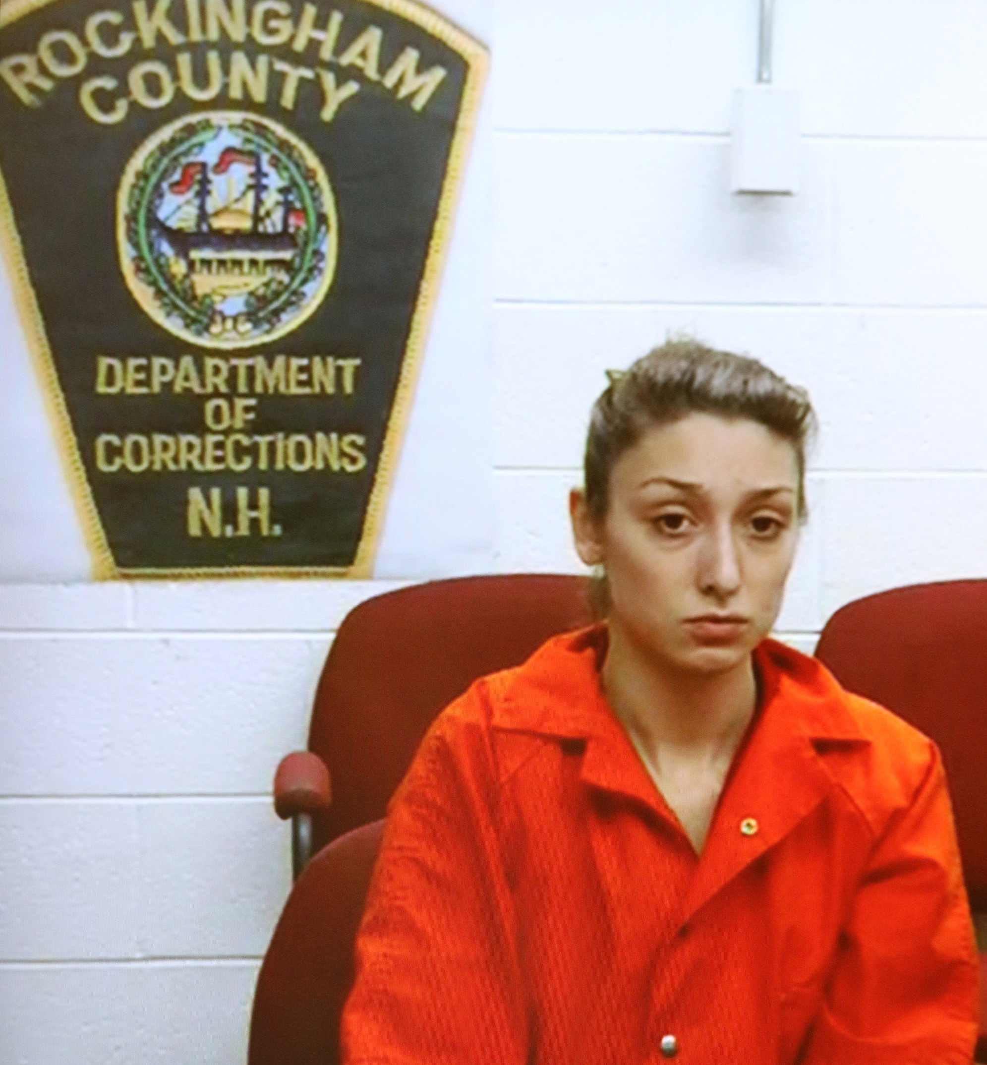 Darriean Hess was arraigned via video in Seabrook, N.H., in September 2013.