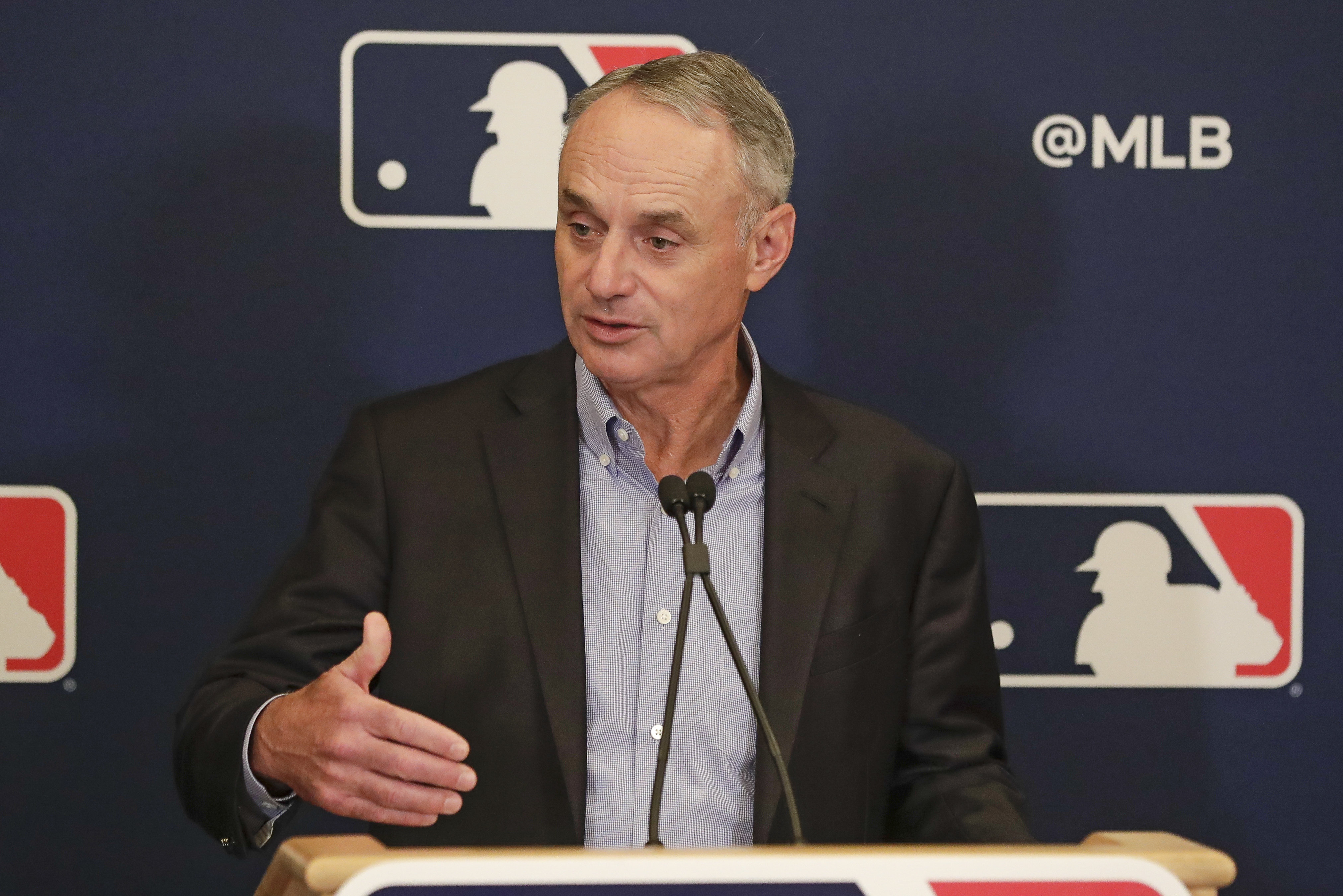 It’s been a rocky offseason for Rob Manfred.
