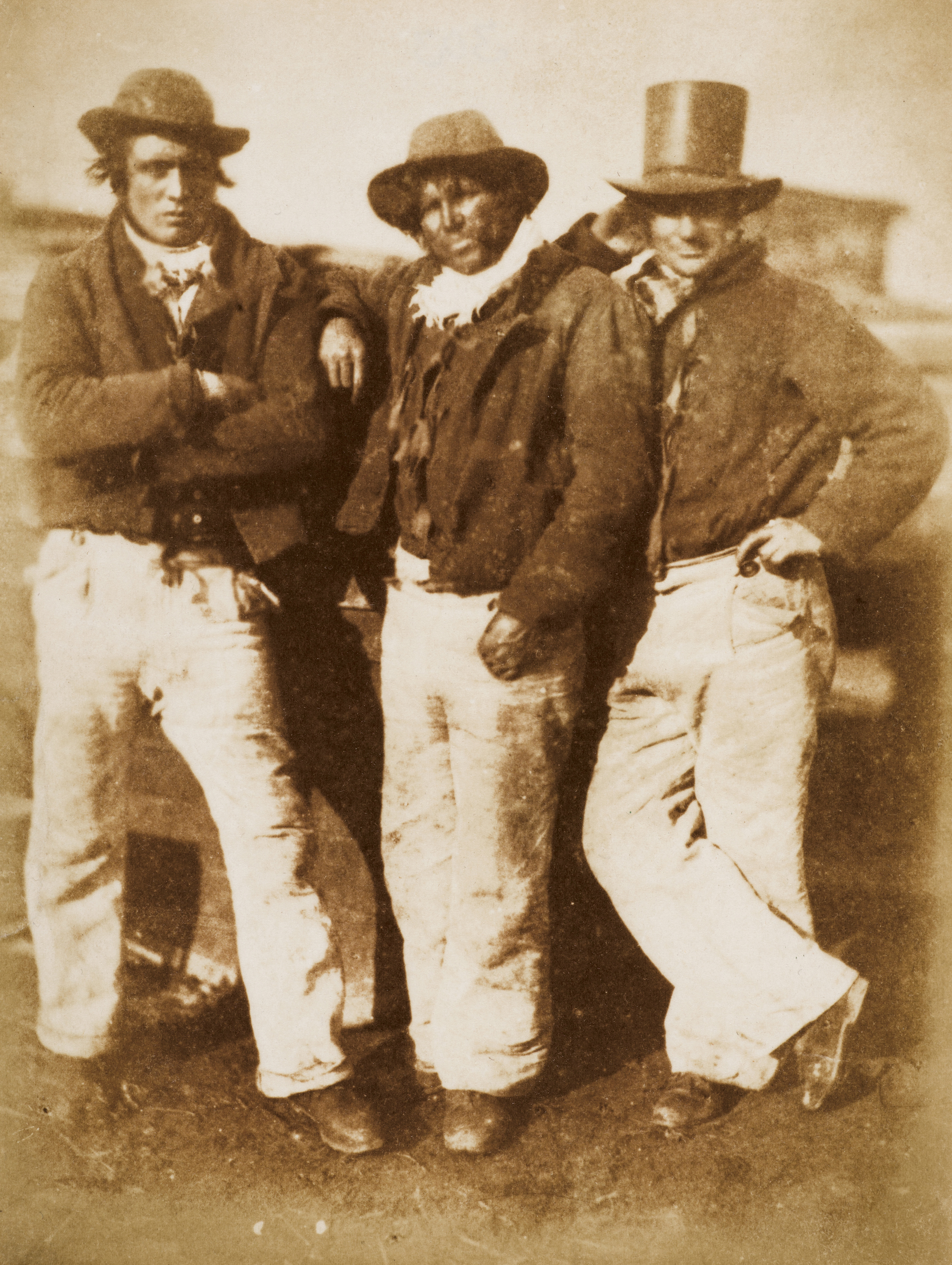 David Octavius Hill and Robert Adamson’s study of three fishermen.