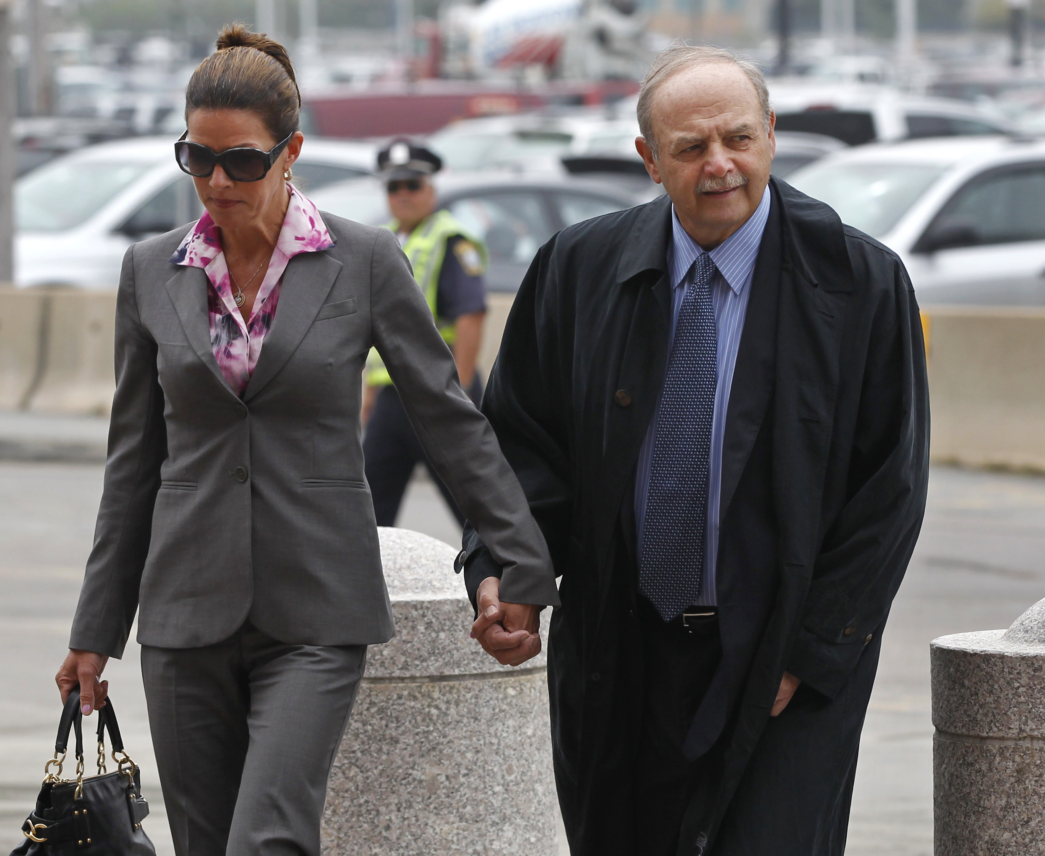 Former House speaker Salvatore F. DiMasi with his wife, Debbie, in Boston.