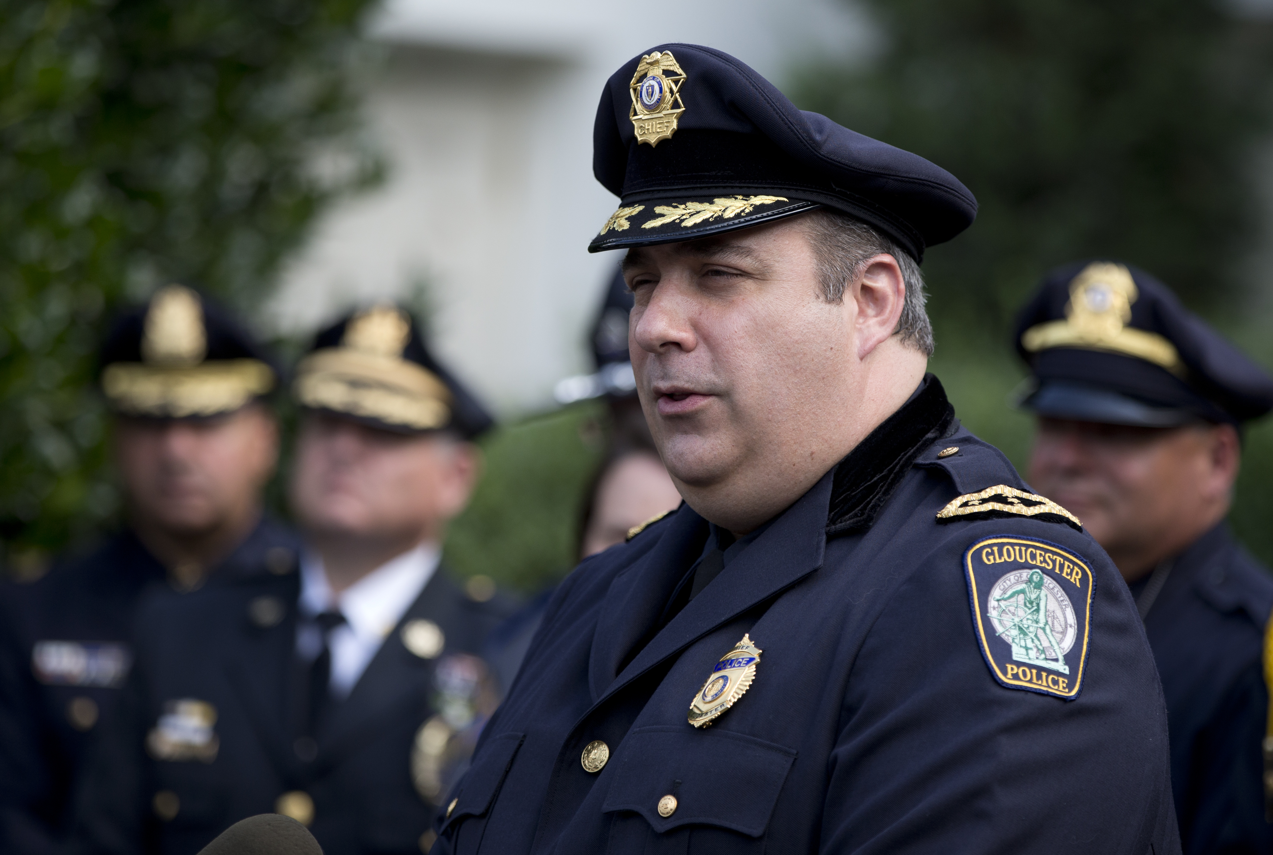 Gloucester Police Chief Leonard Campanello was honored at the White House in July.