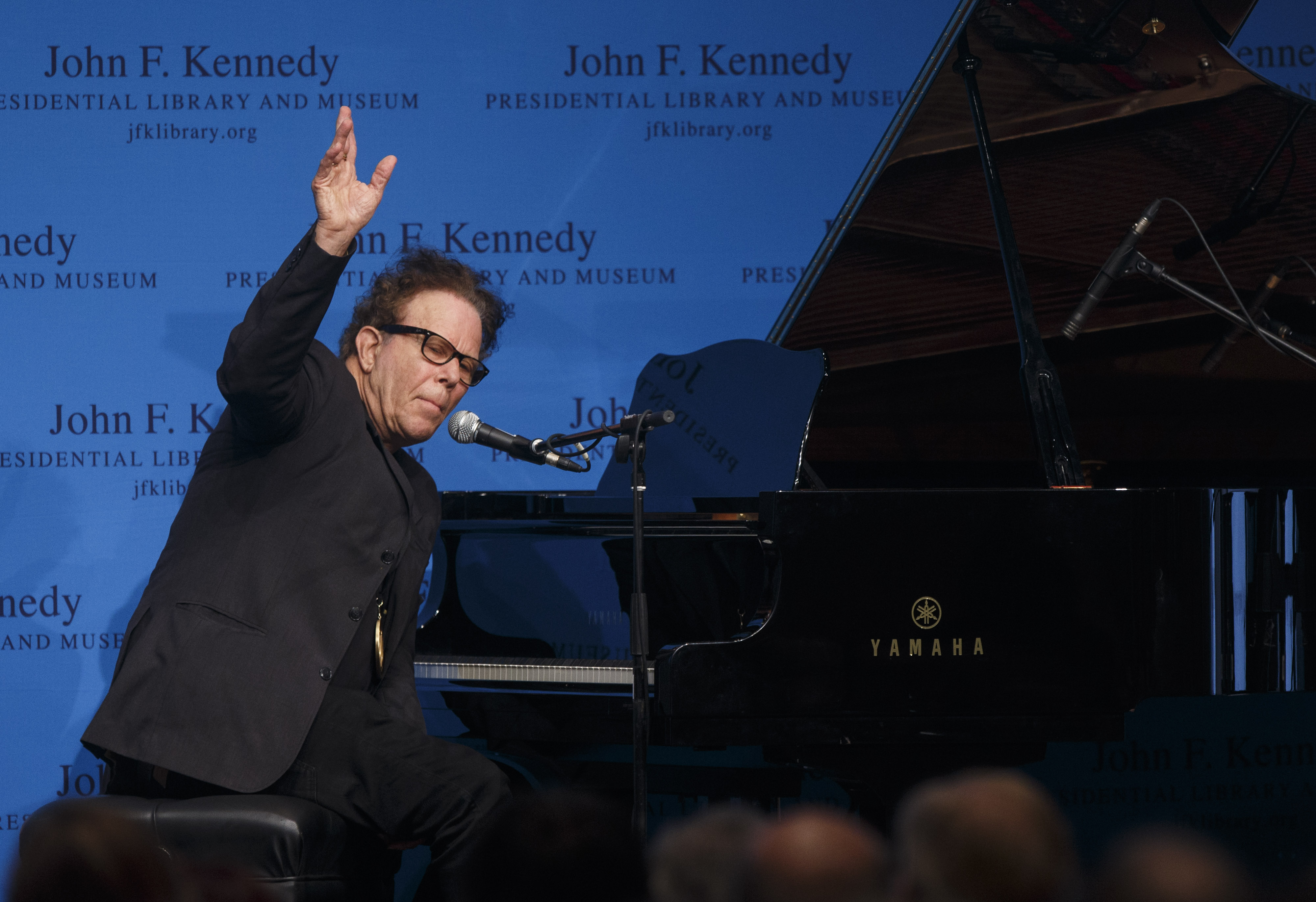 Tom Waits performed after being honored at the event.