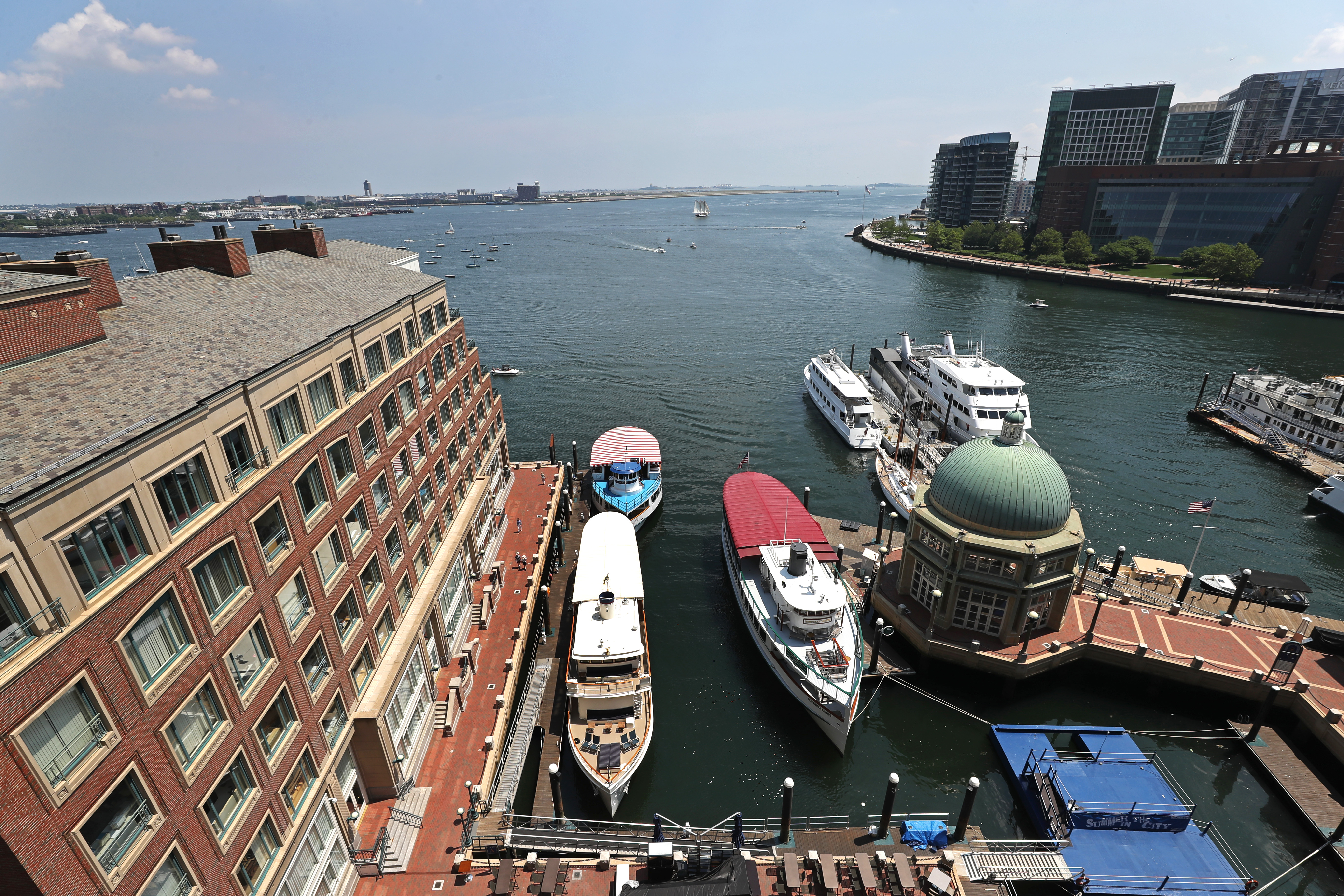 The view from the terrace.