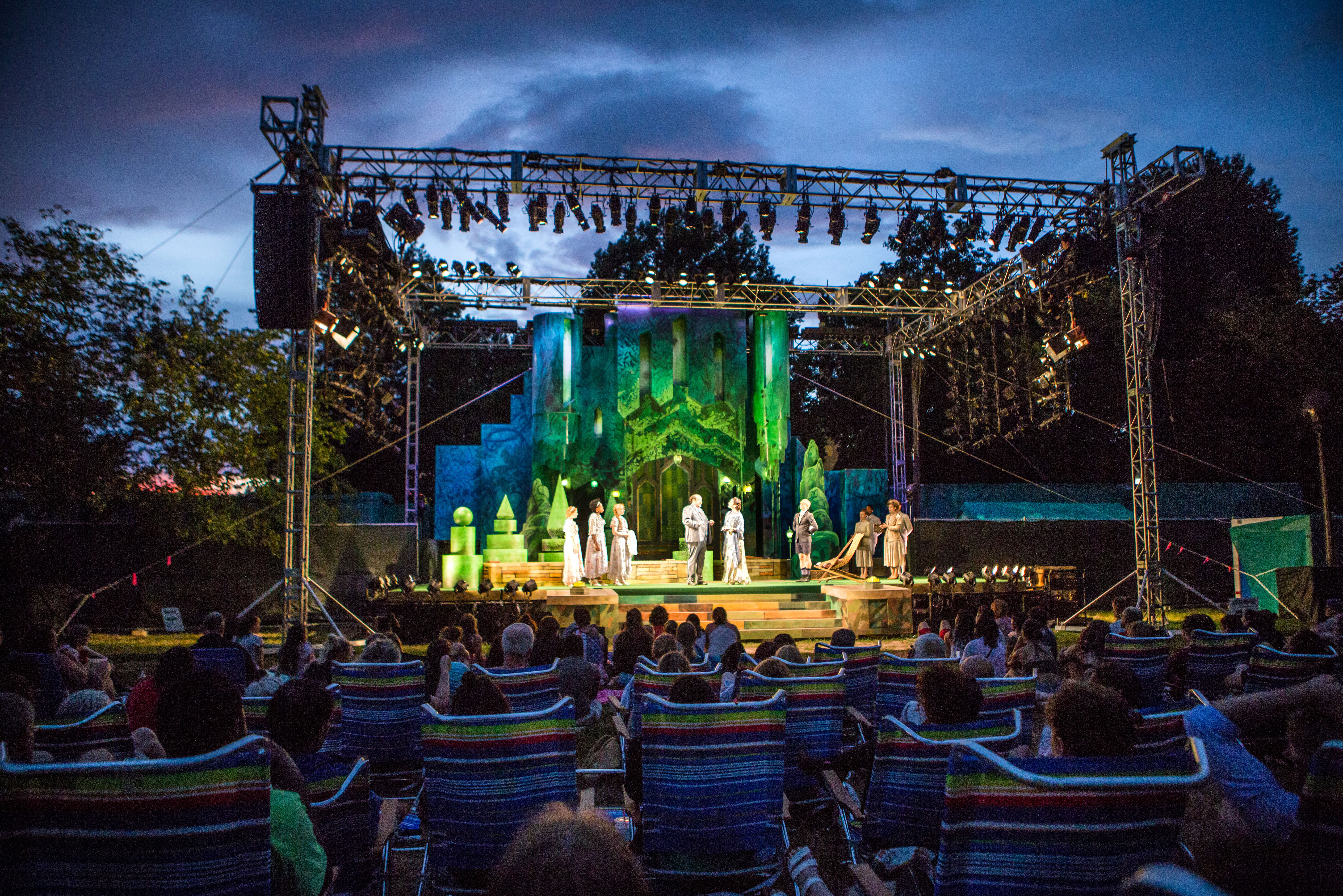 “Love's Labour's Lost,” presented by Commonwealth Shakespeare Company on the Boston Common.