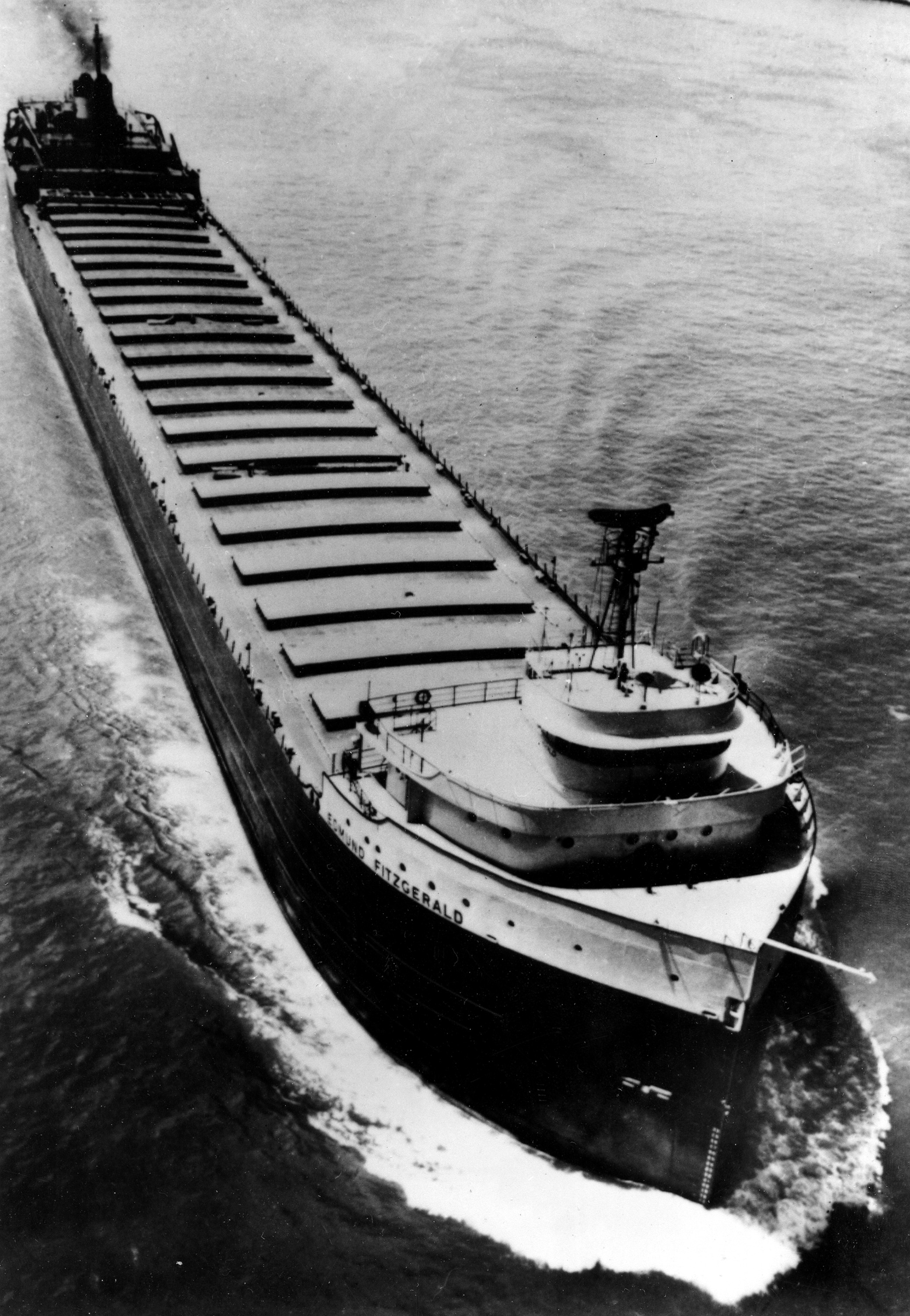 The Edmund Fitzgerald, which sank 40 years ago.
