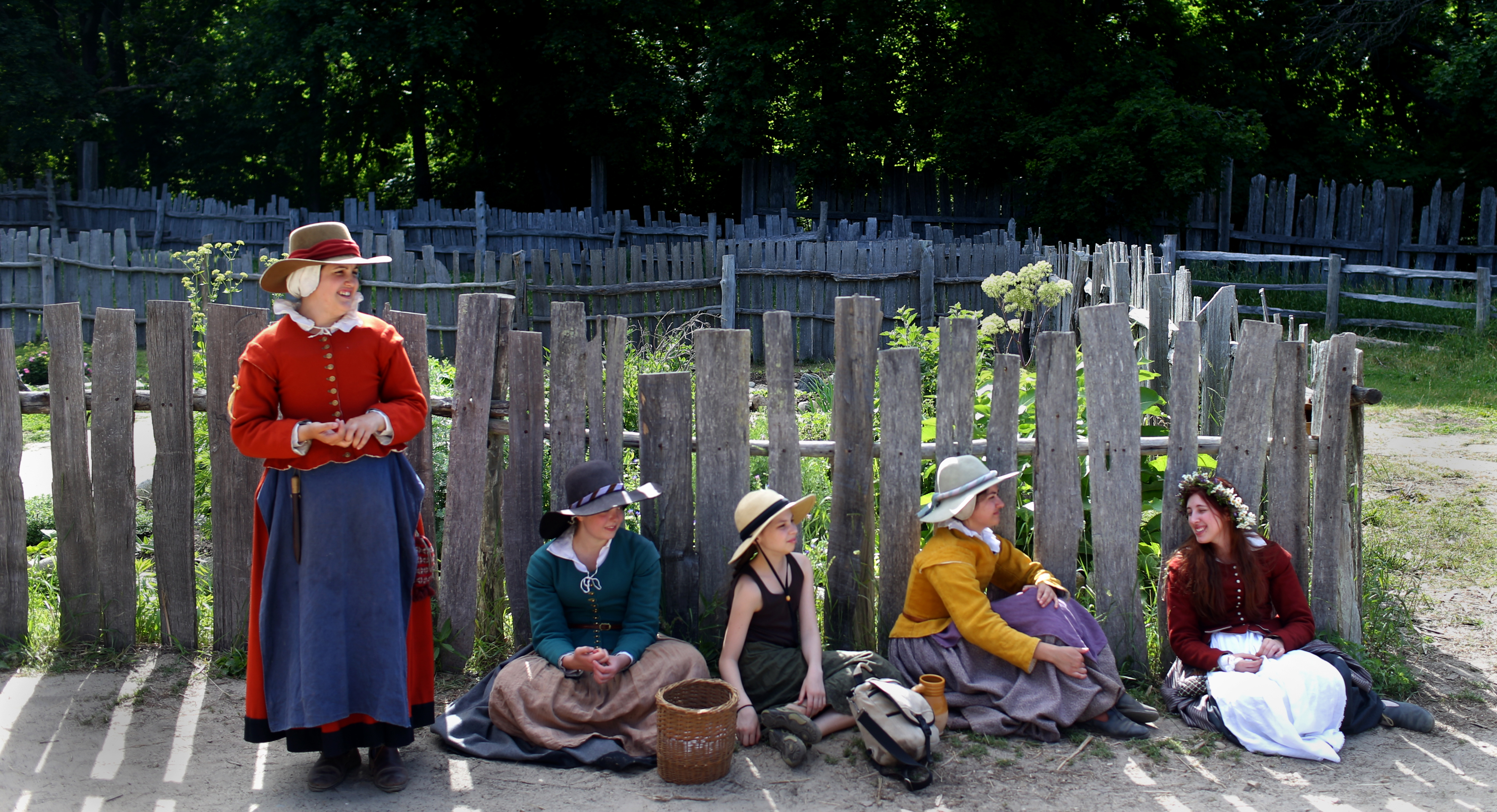 17th-century wedding day re-enactment.