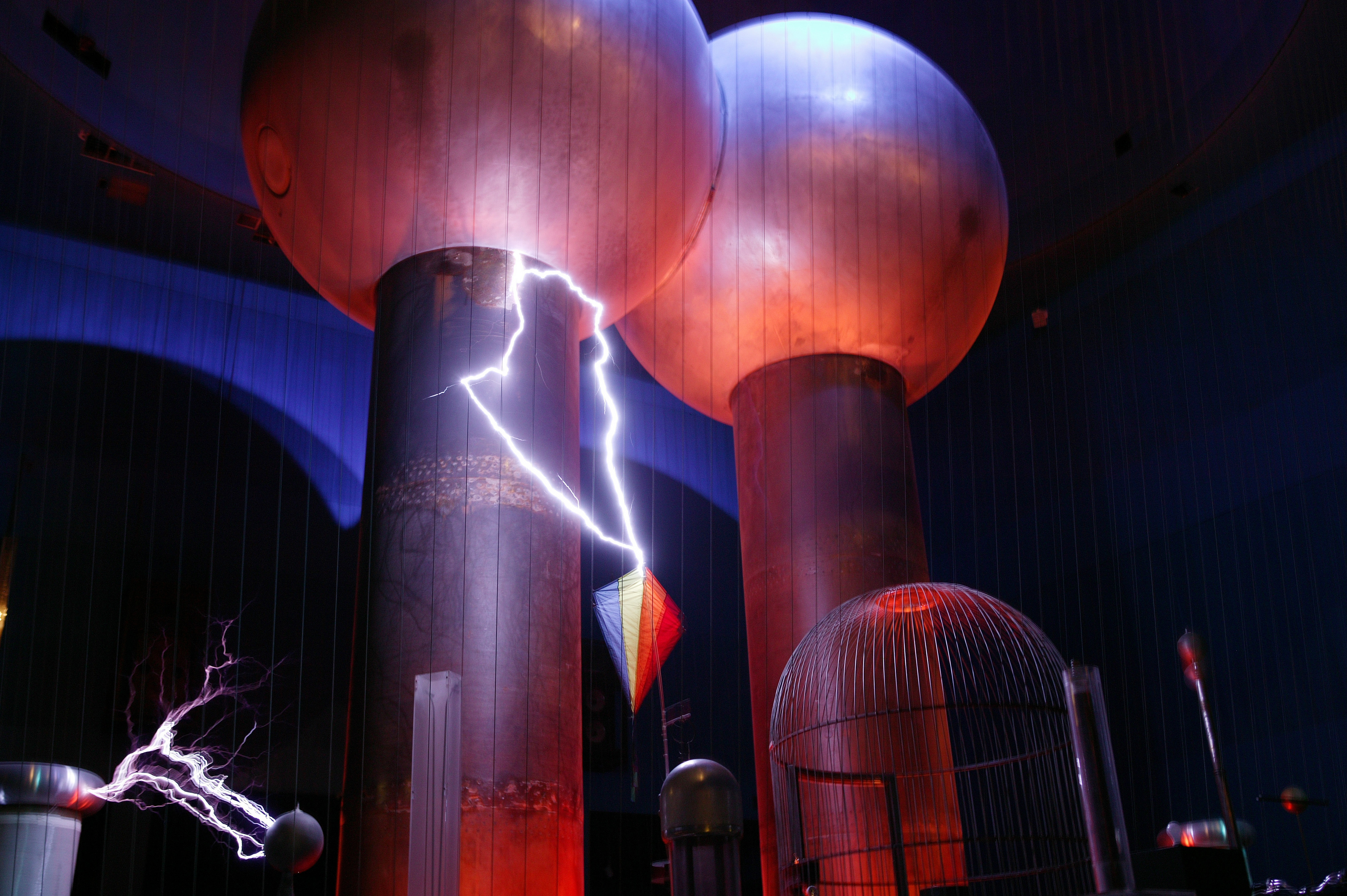 The Museum of Science’s one-million-volt Theater of Electricity.