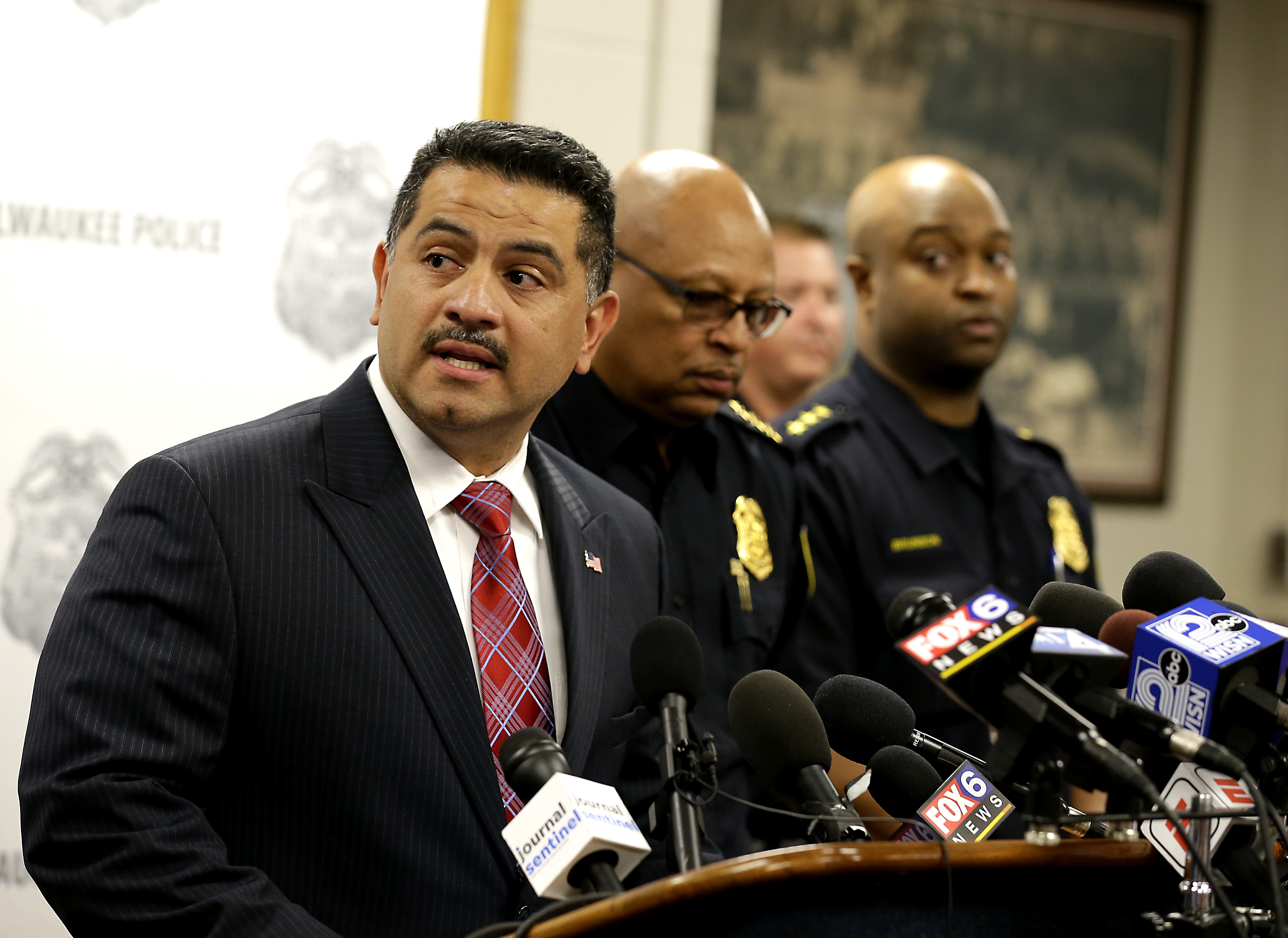 Milwaukee police chief Alfonso Morales announced that some of his officers had been disciplined for the Sterling Brown incident.