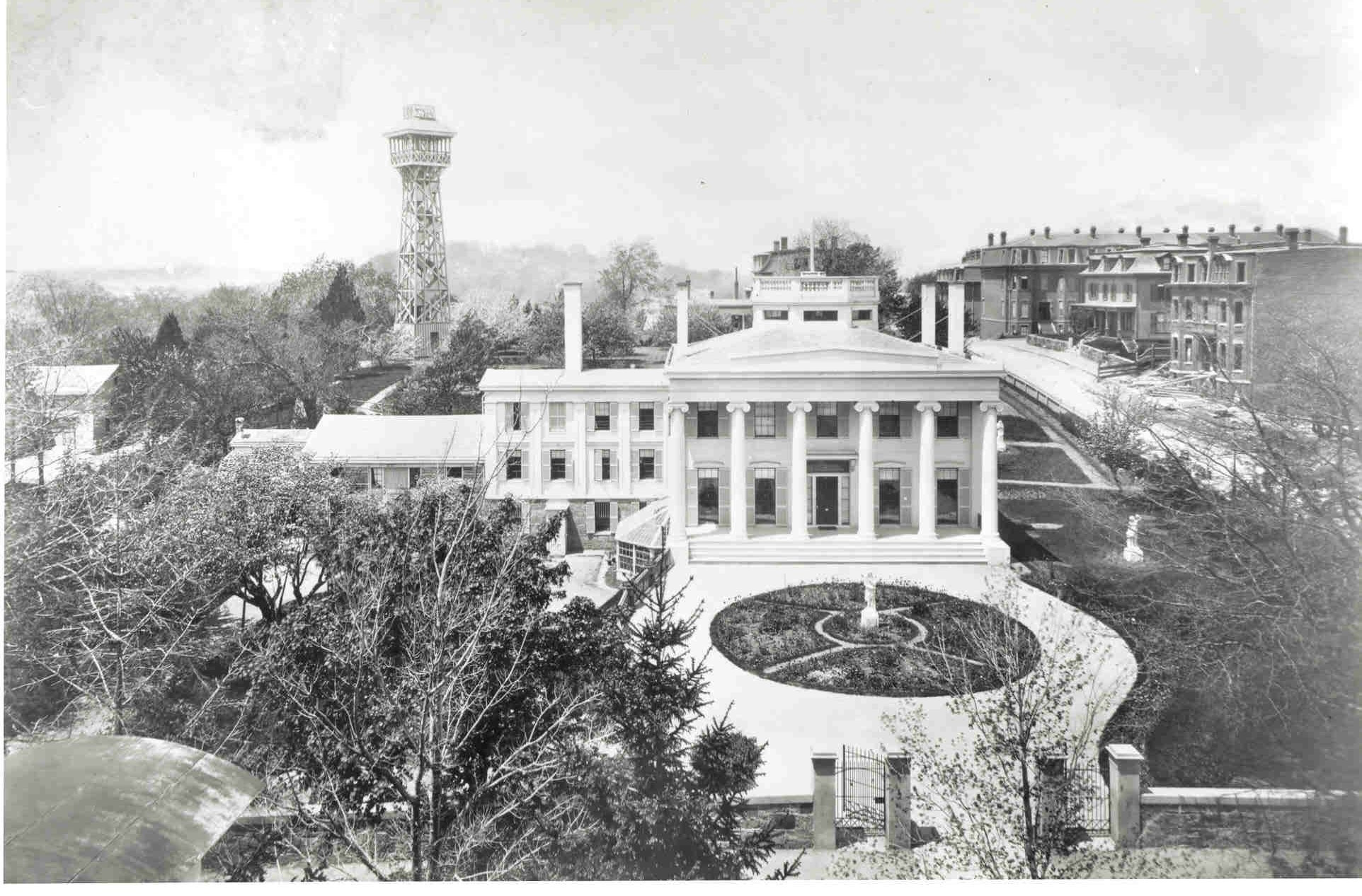 The Alvah Kittredge House in the 1880s.