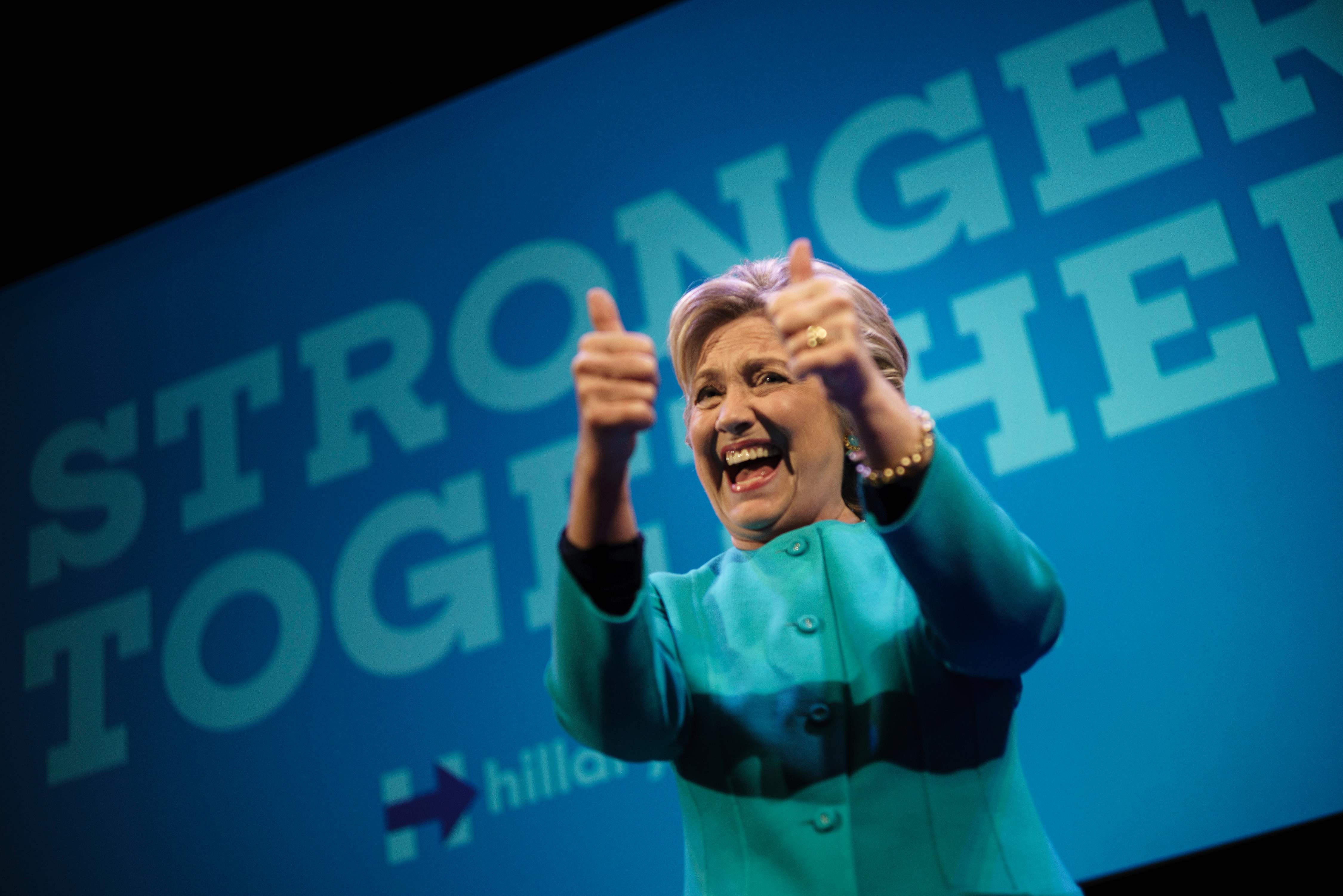 Clinton risks energizing her opponent’s supporters every time she lands in a battleground state for a rally.