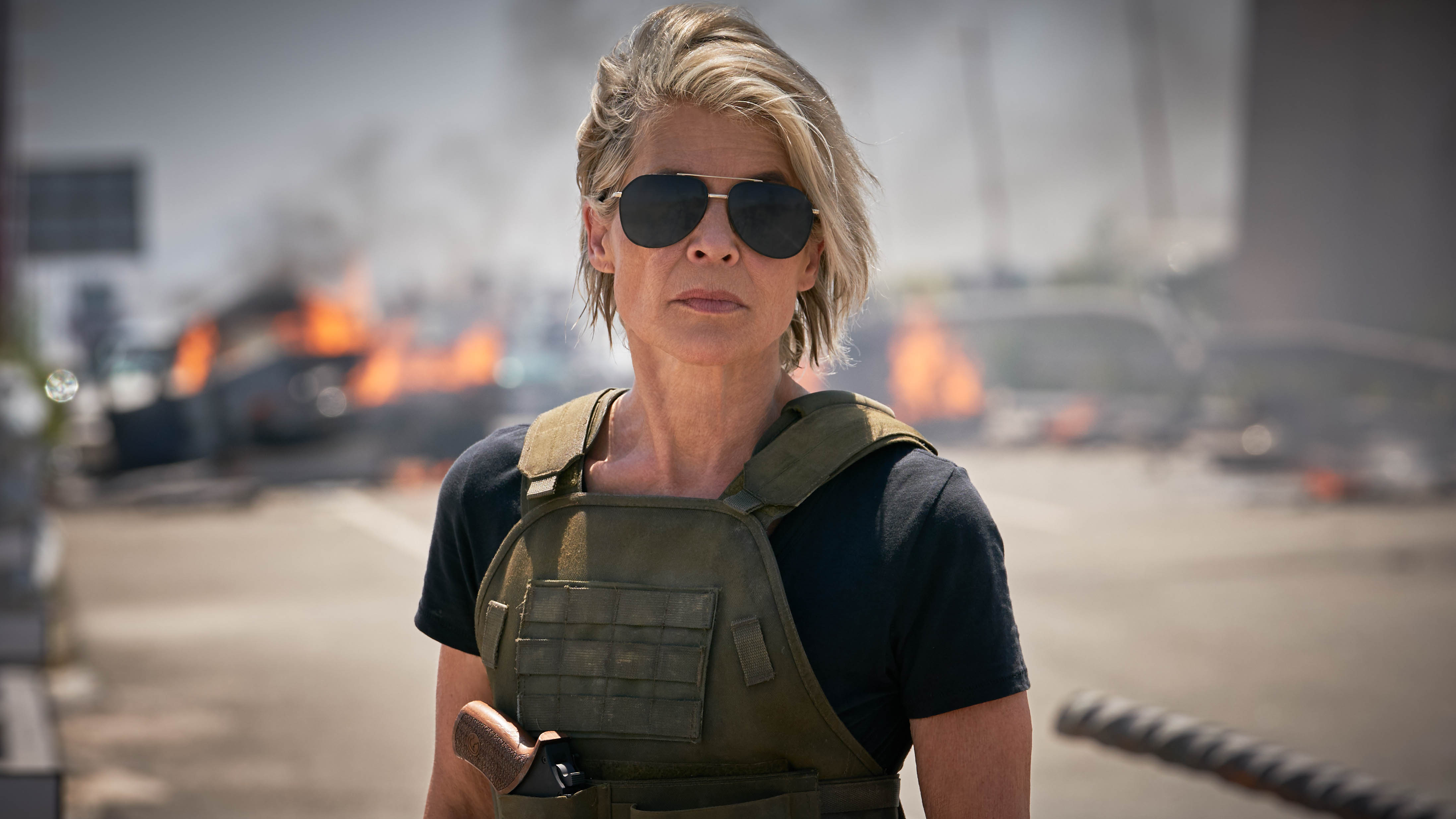 Linda Hamilton in "Terminator: Dark Fate."