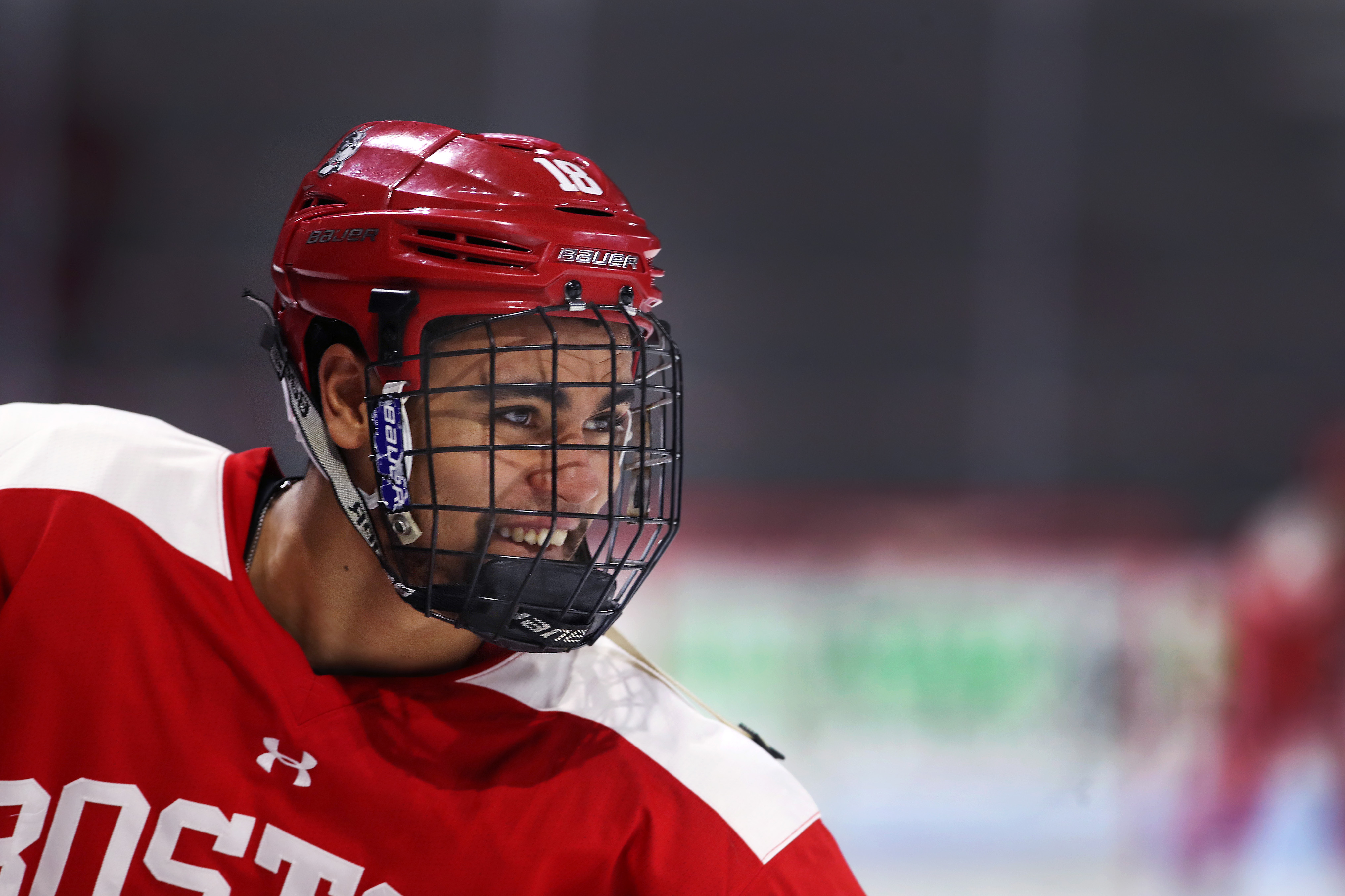 Jordan Greenway had 10 goals and 27 assists for Boston University last season.