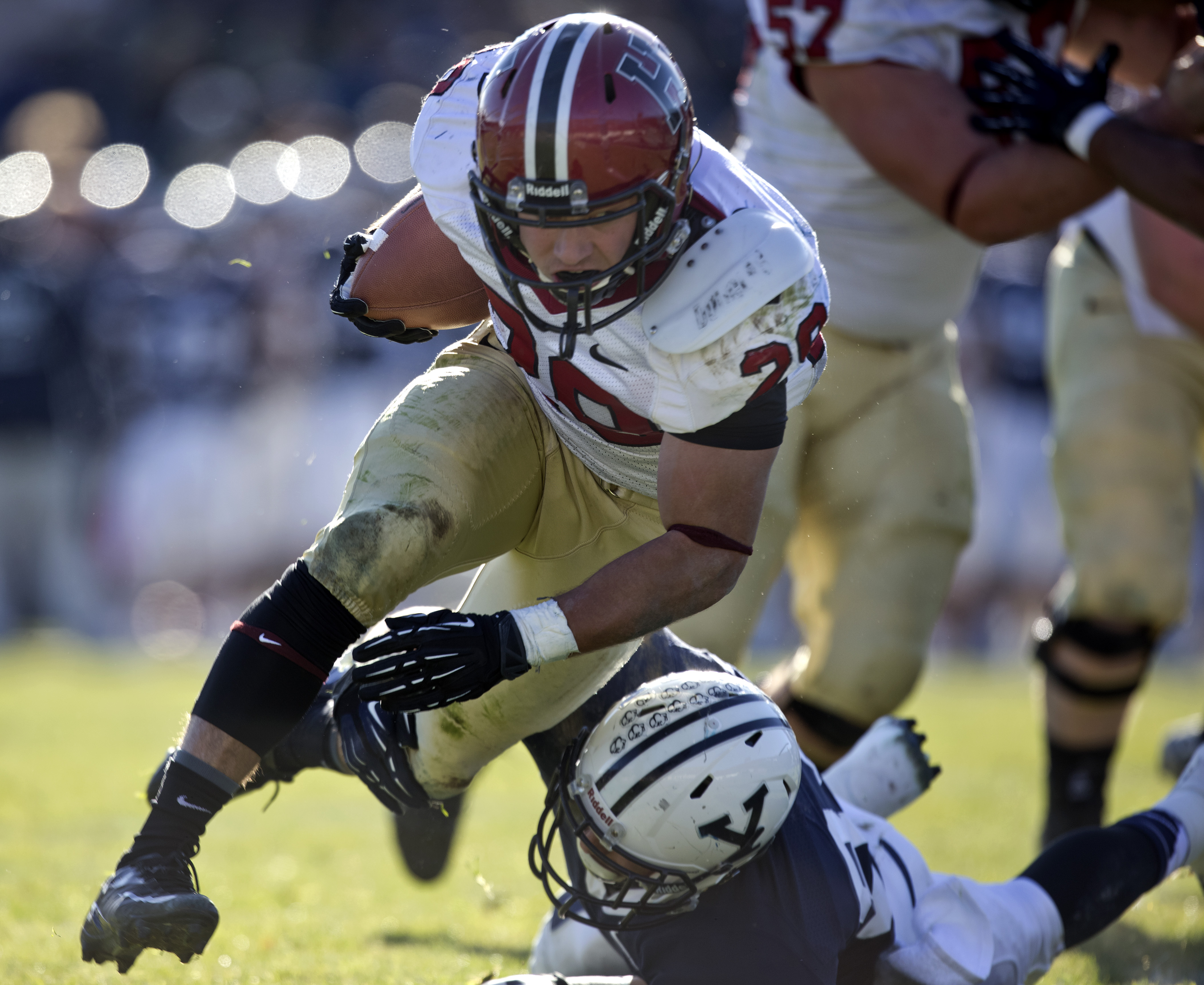 Paul Stanton Jr. produced four first-half touchdowns for Harvard.