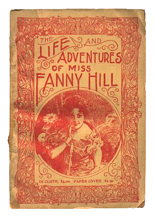 A 1910 book jacket of "Fanny Hill."