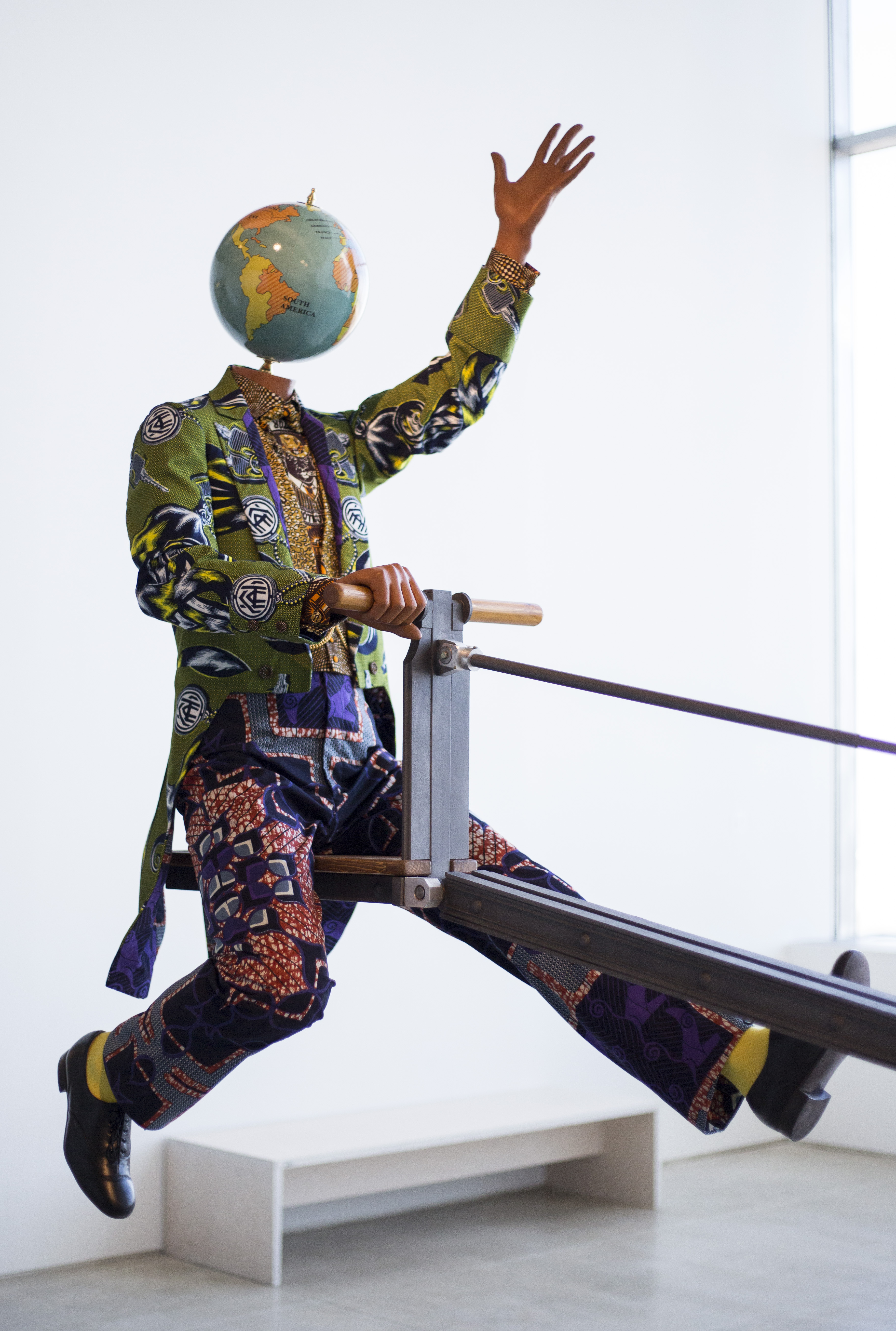 “End of Empire” by Yinka Shonibare MBE on display at the Turner Contemporary in Margate, England.
