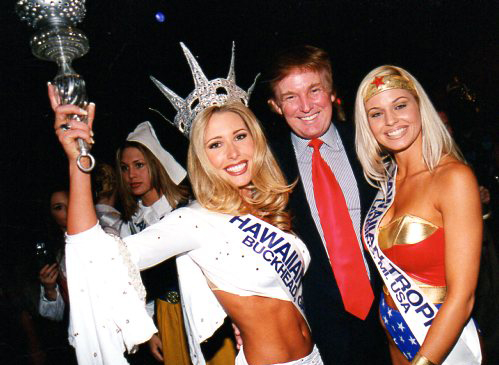Donald Trump participated as a VIP guest at the 1998 Miss Hawaiian Tropic International Pageant.