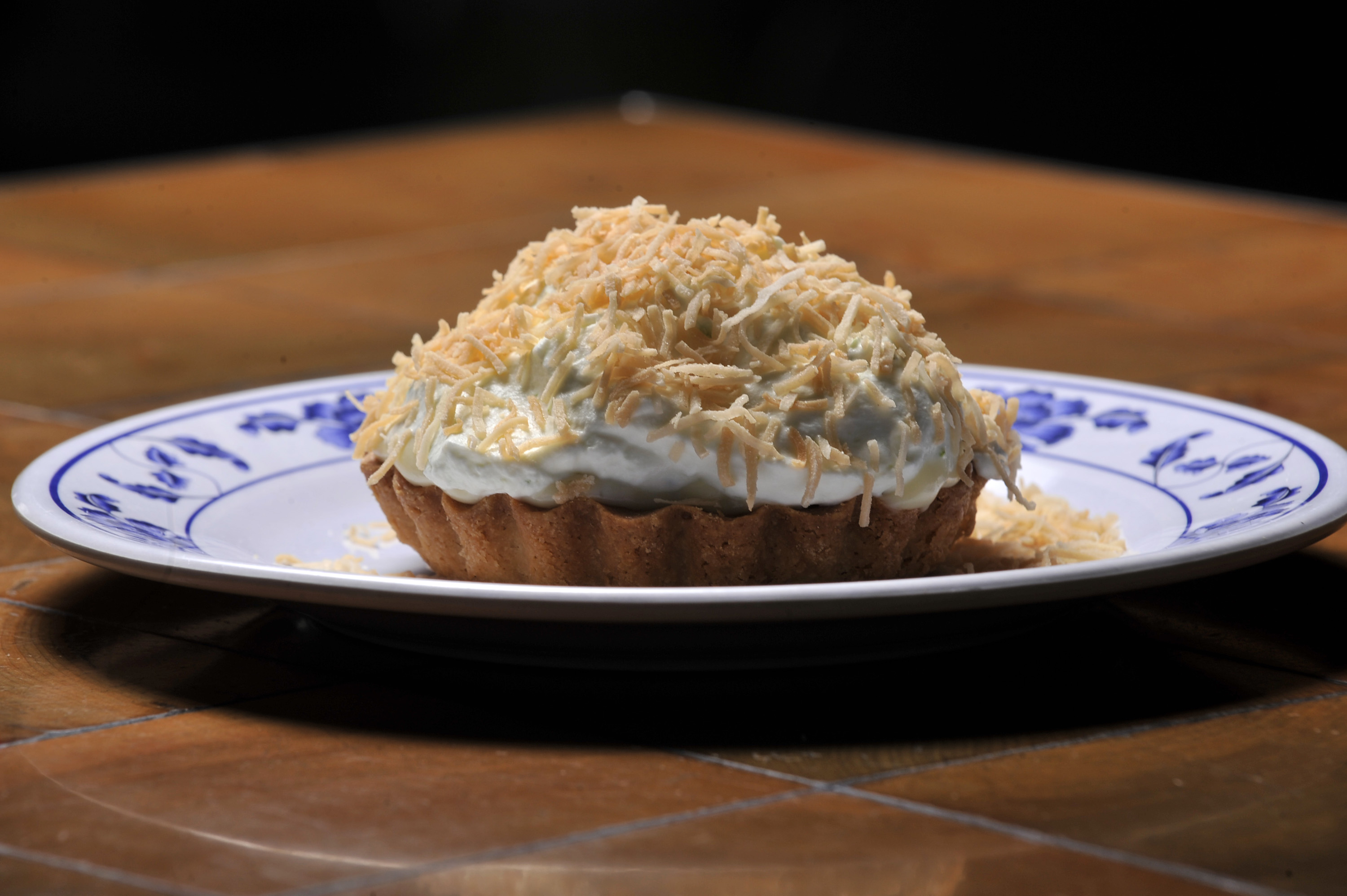 Coconut cream pie with Lime whipped cream at Myers + Chang.
