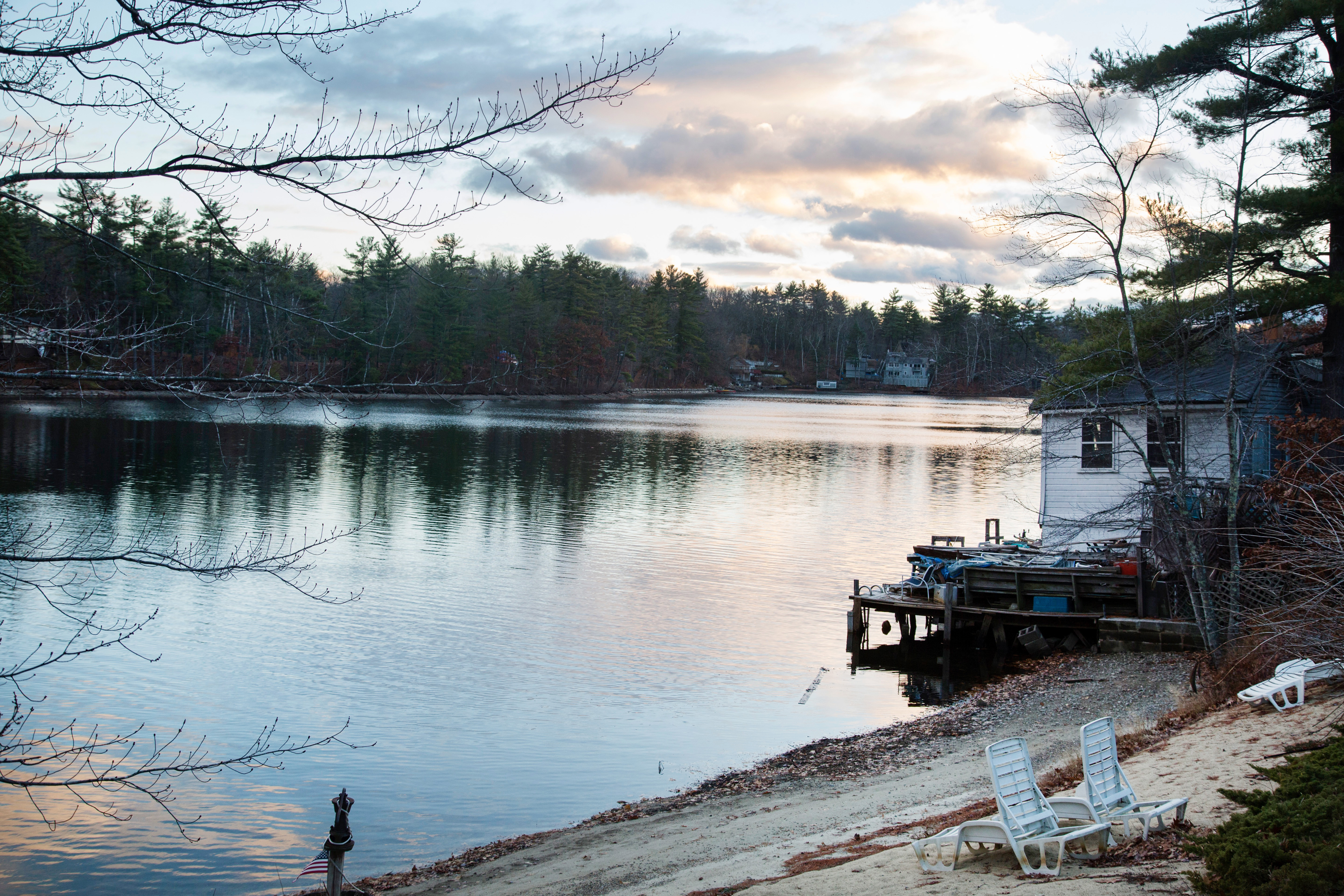 Lost Lake at Sunset.