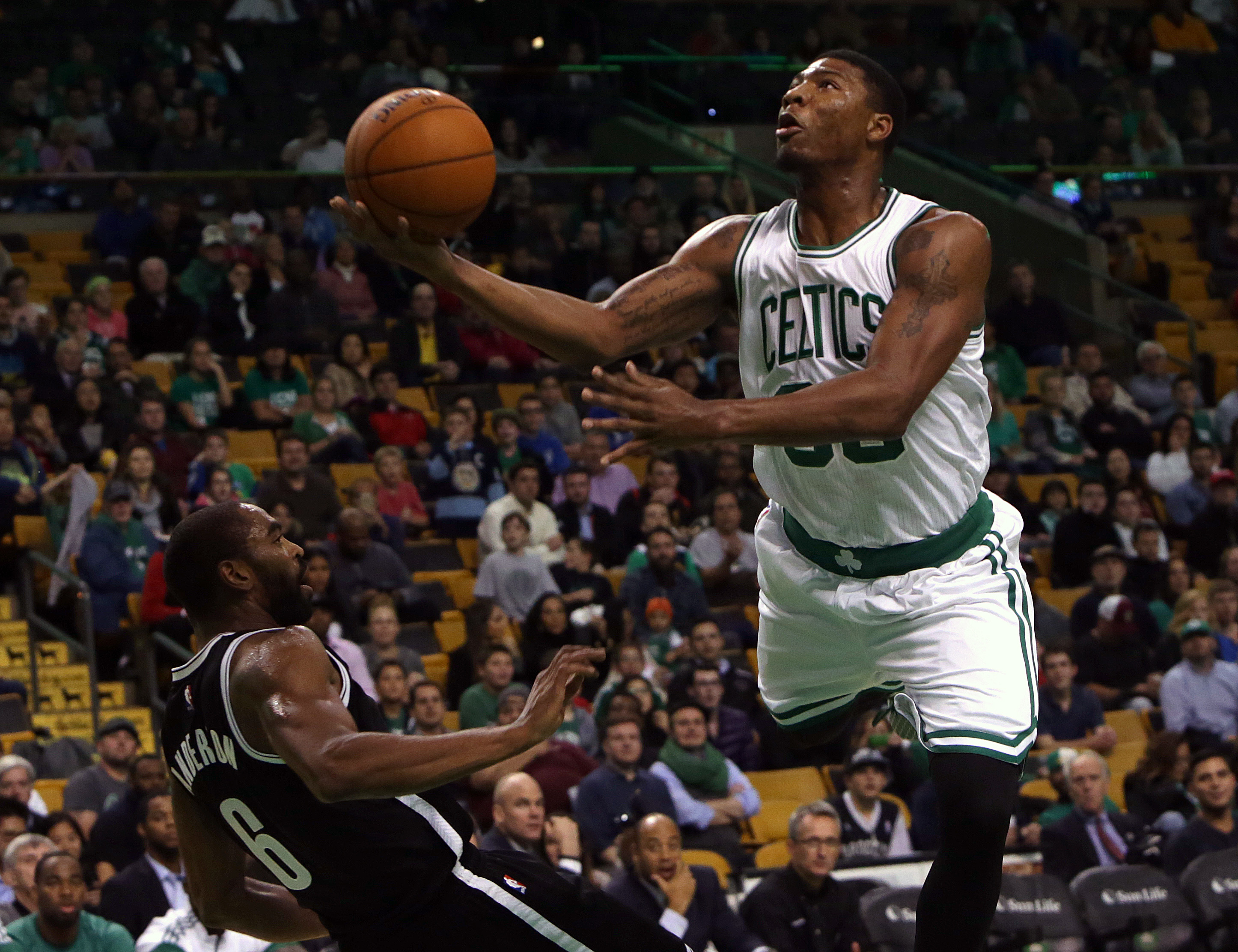 Marcus Smart Feeling Ok After 35 Minute Stint Monday Night The Boston Globe