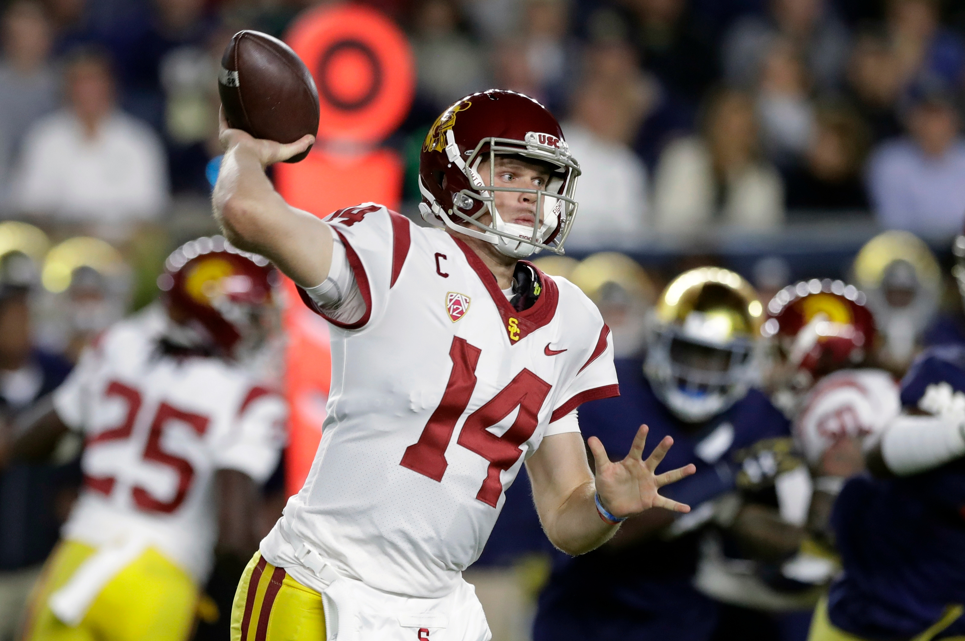 The Cleveland Browns could select Southern California quarterback Sam Darnold with the first pick.