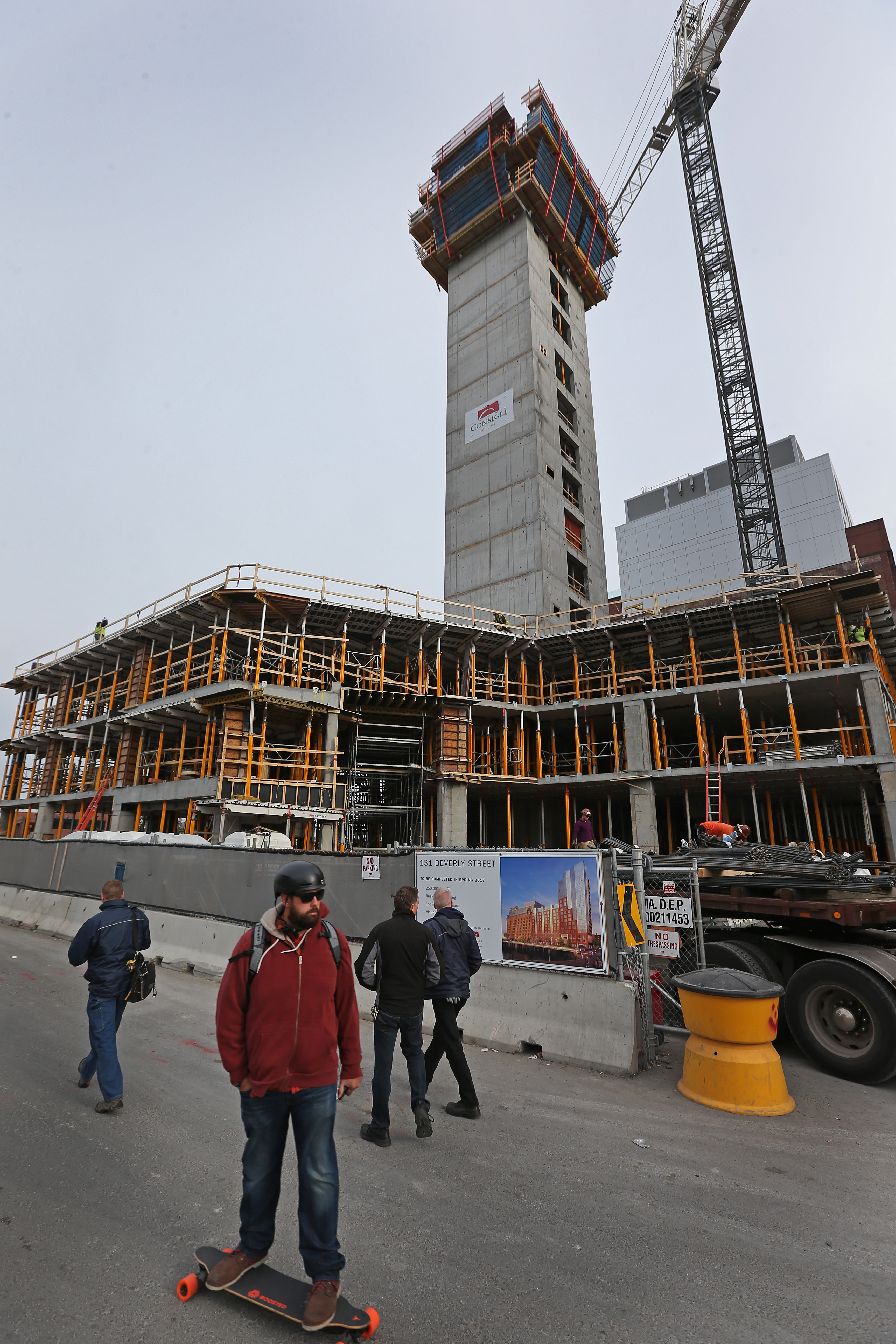 North station: Lovejoy Wharf, 131 Beverly St. — A two-building complex near the Charlestown Bridge that includes luxury housing and a new headquarters for Converse Inc.
