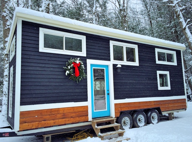 Jana Lembke's 224-square-foot home in Western Massachusetts, which she hopes to move into this summer.