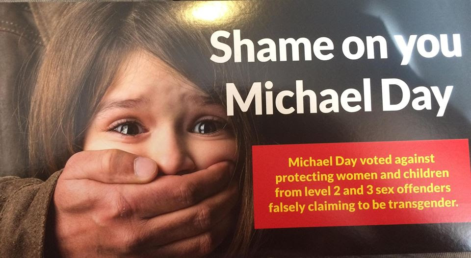 One of the mailers attacking support for one of the most controversial bills of the legislative session.