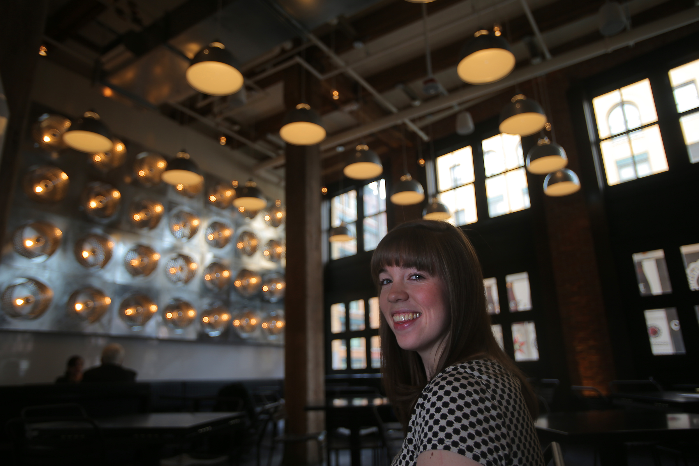 Boston, MA - 03/04/14 - Row 34 restaurant's beer director Megan Parker-Gray. Lane Turner/Globe Staff Section: ARTS Reporter: Gary Dzen Slug: 19sips