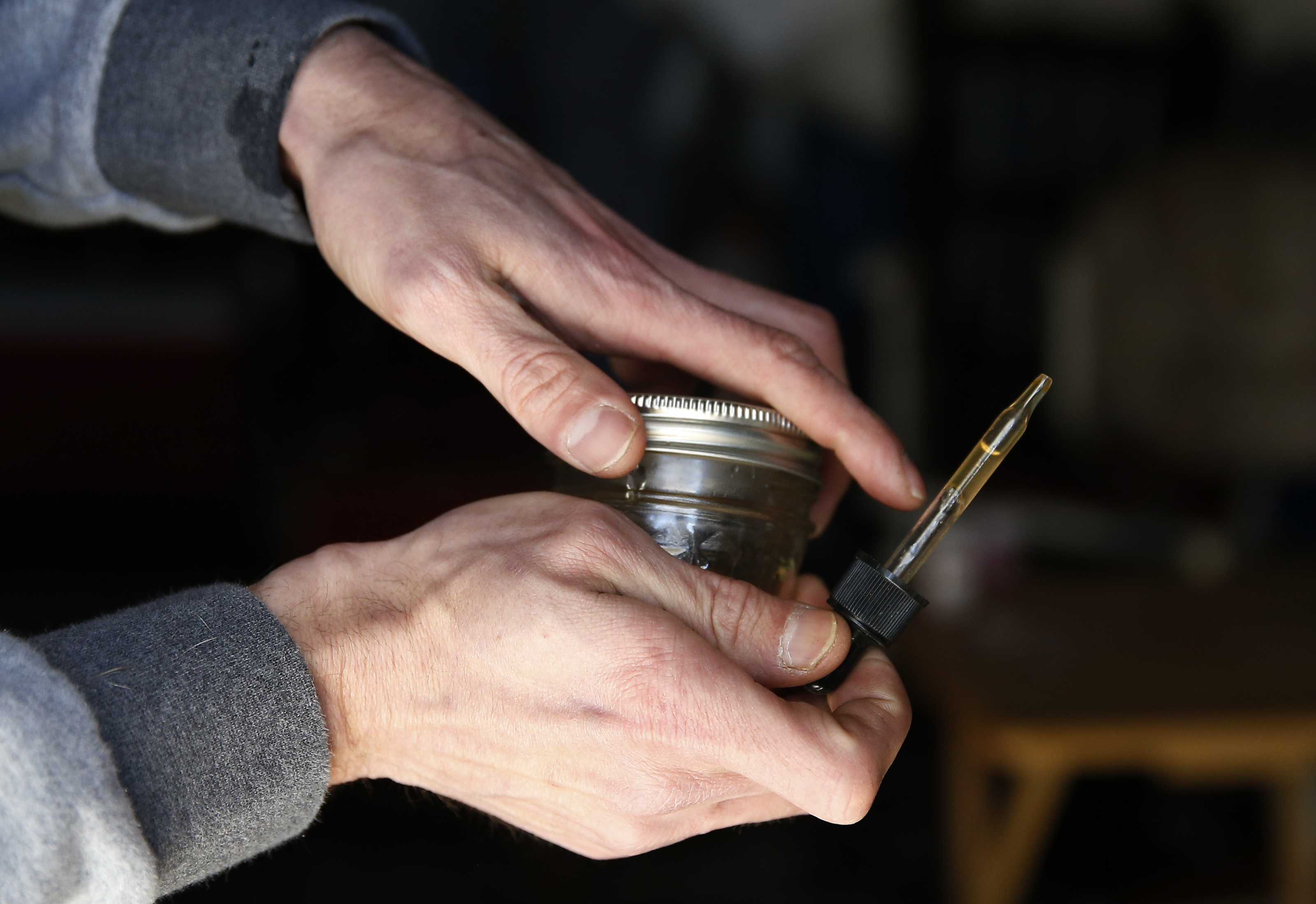 The cannabis tincture Charlie Gallacher gave to Dixie.