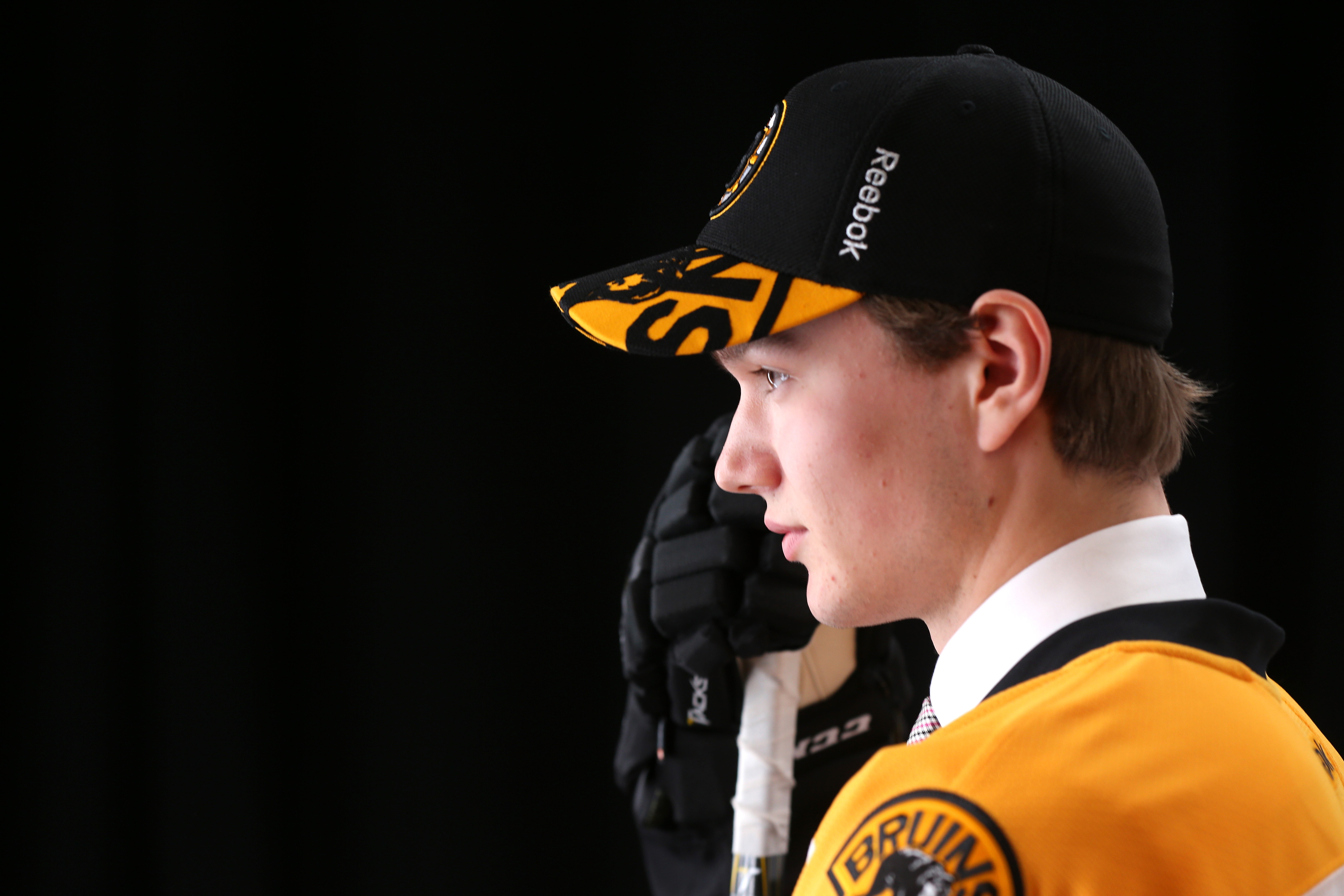 Jakob Forsbacka-Karlsson, from Stockholm, was drafted in the second round this year by the Bruins.