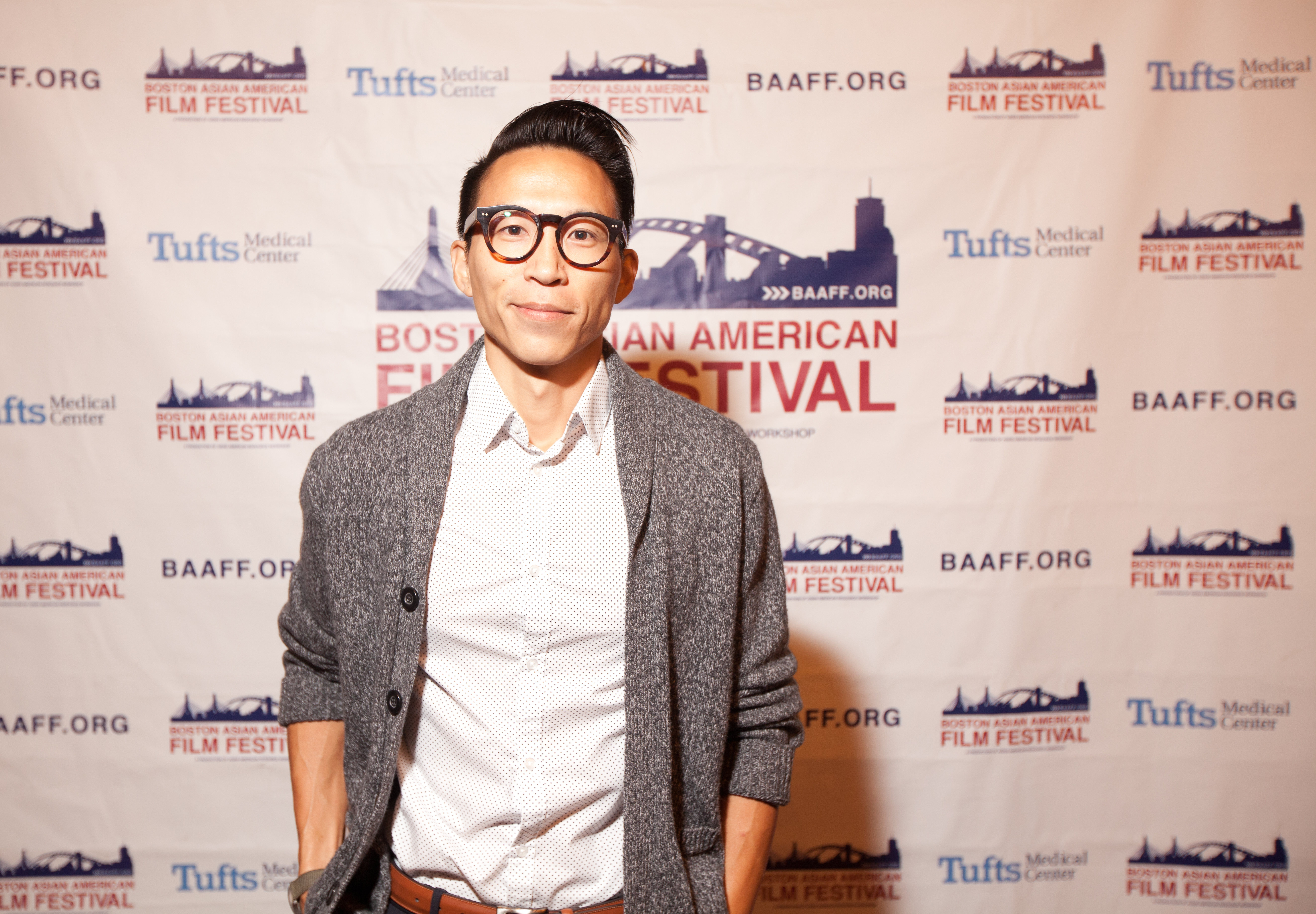 Chris Dinh at the Boston Asian American Film Festival.