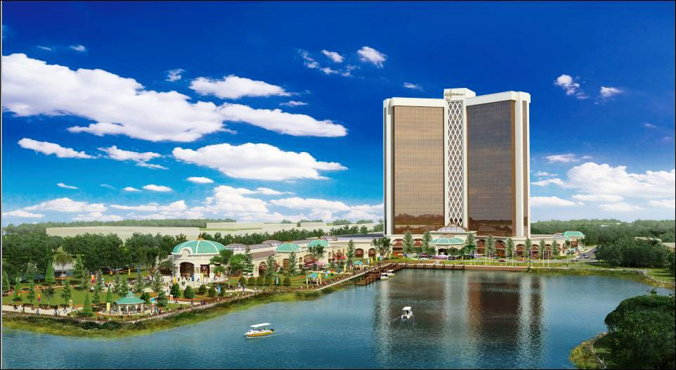 Artist’s rendering of the proposed casino in Everett.
