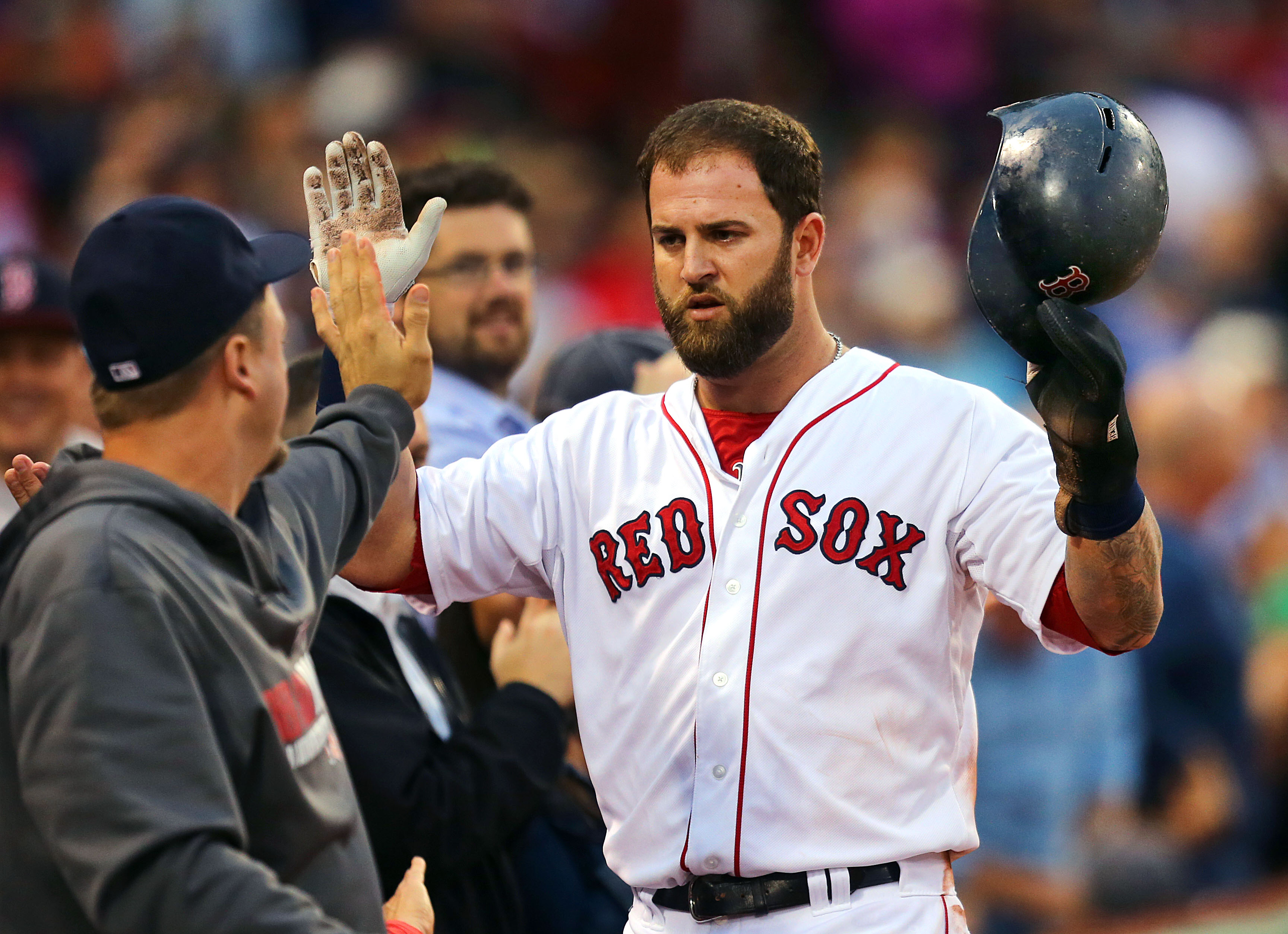 Mike Napoli played in 119 games last season, batting .248 with 17 home runs.
