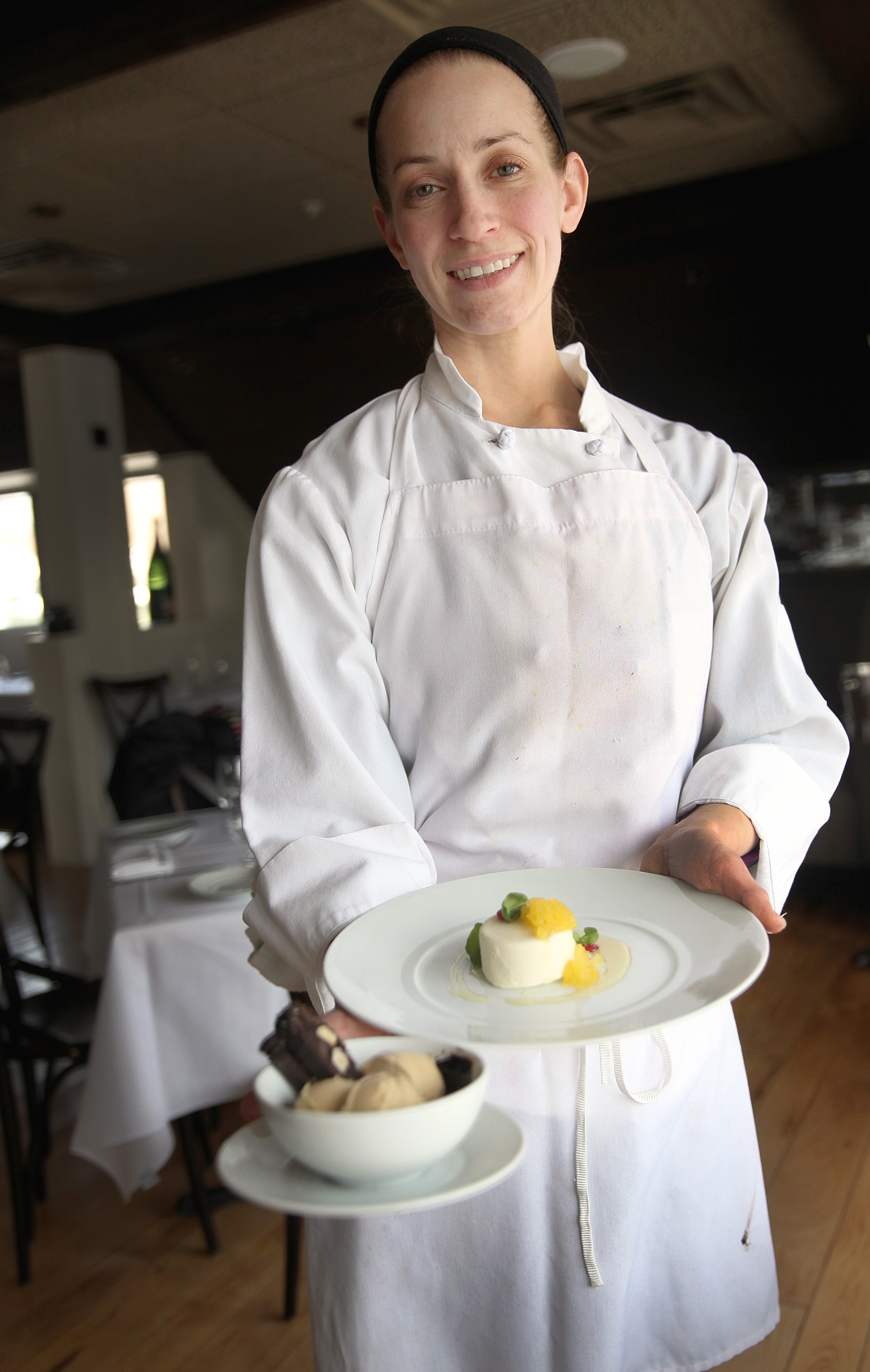 Pastry chef Katie Hamilburg.
