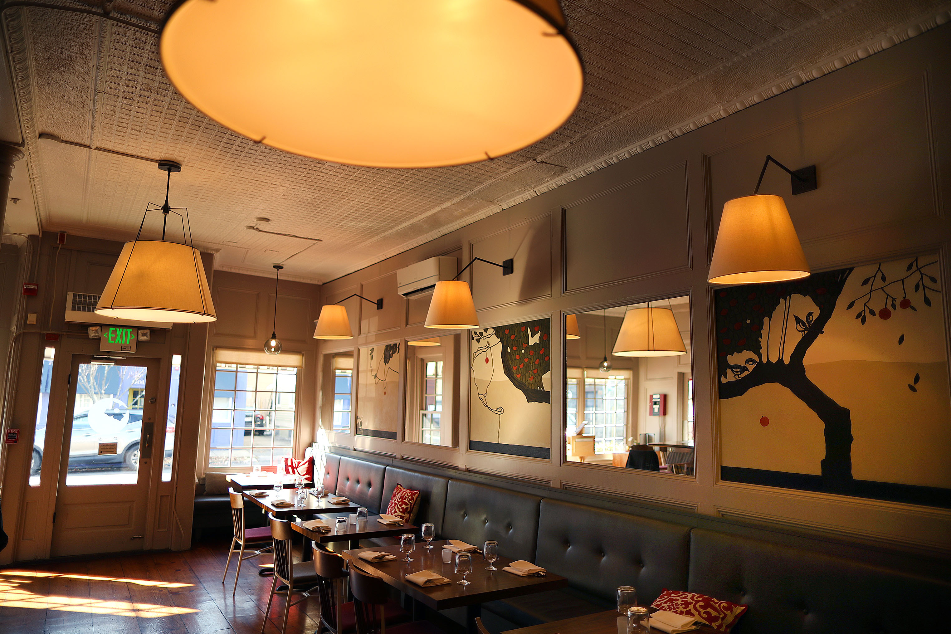 The interior of Persimmon.